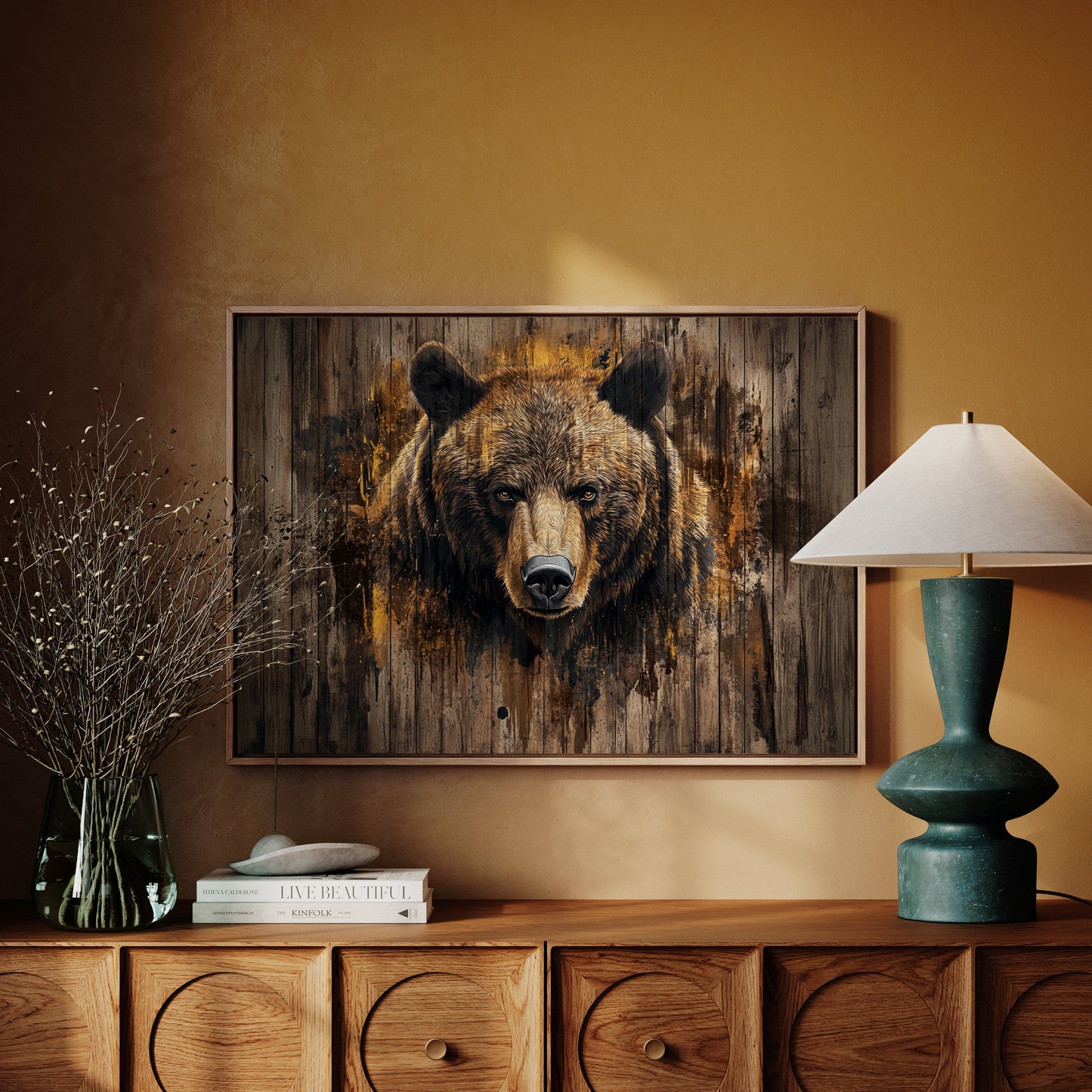 Ancient Forest Holds Bear's Gaze
