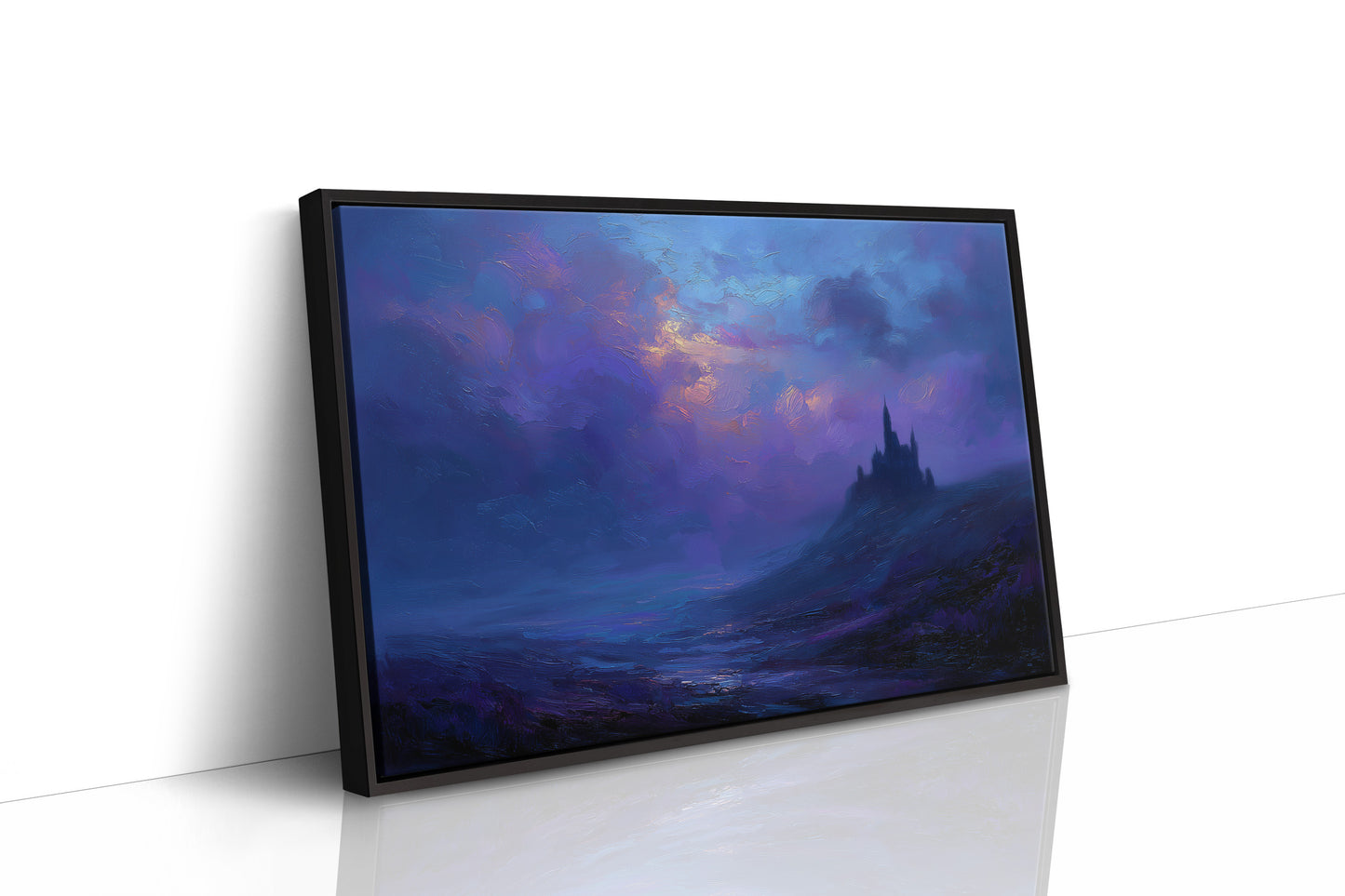 Violet Kingdom Beckons Through Twilight Mist