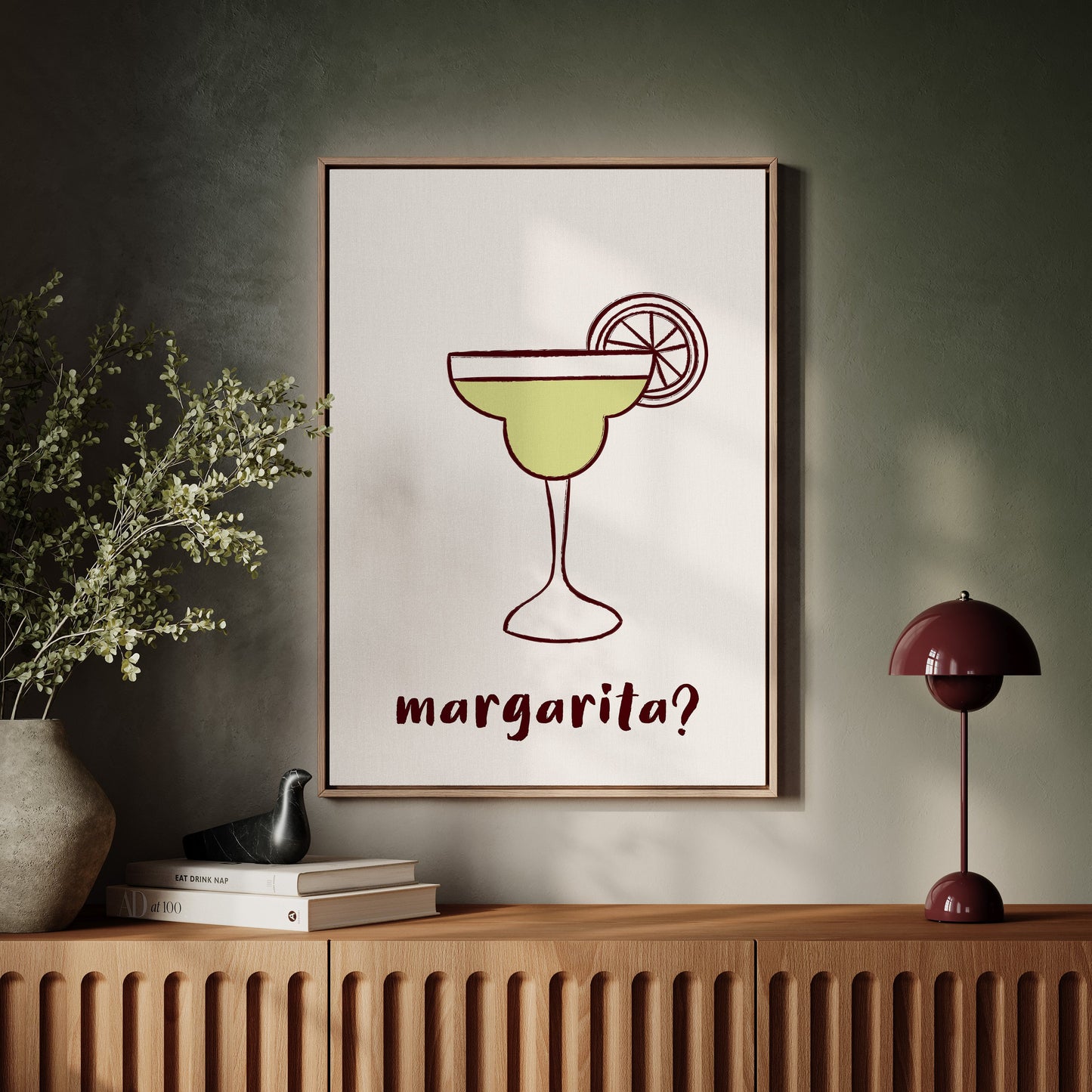 Lime Light Dances Through Glass