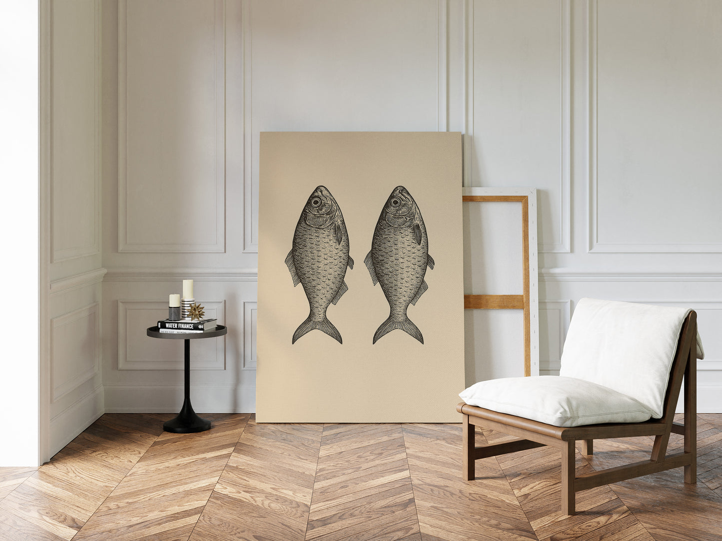 Two Fish Vintage Loaves and Fishes Symbol