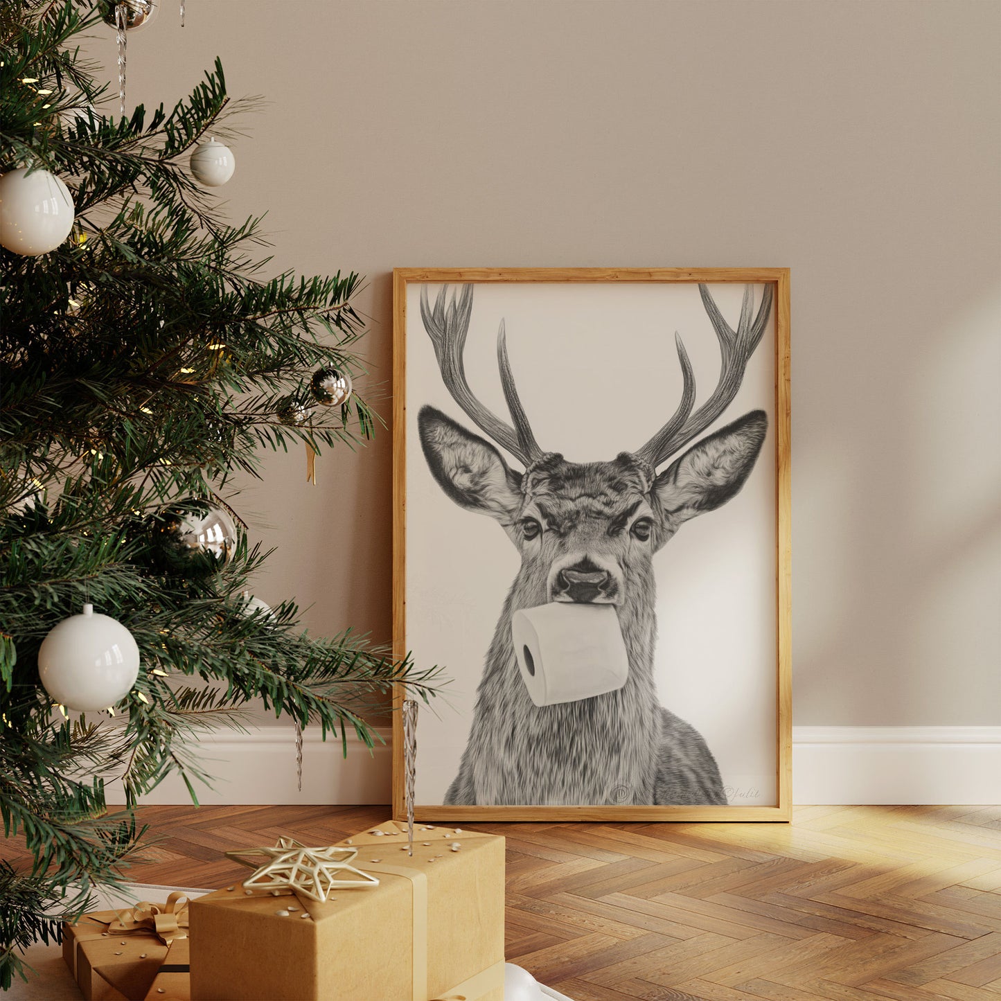 Stag's Unexpected Bathroom Break