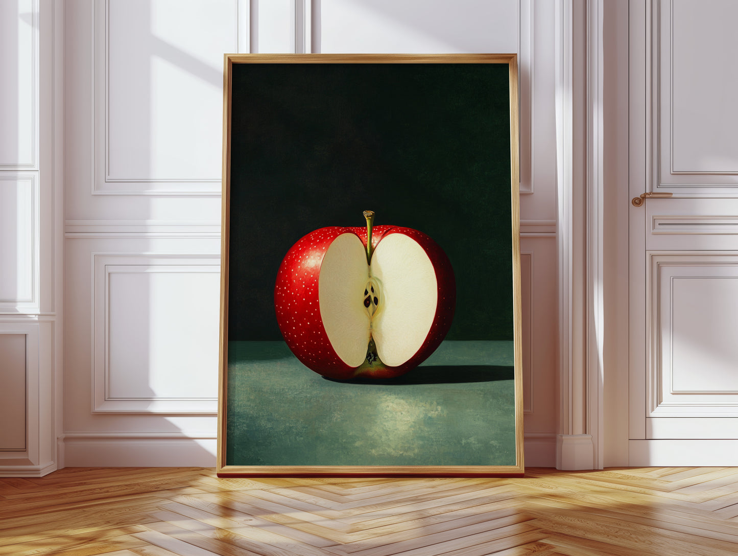 The Apple Divided in Stillness