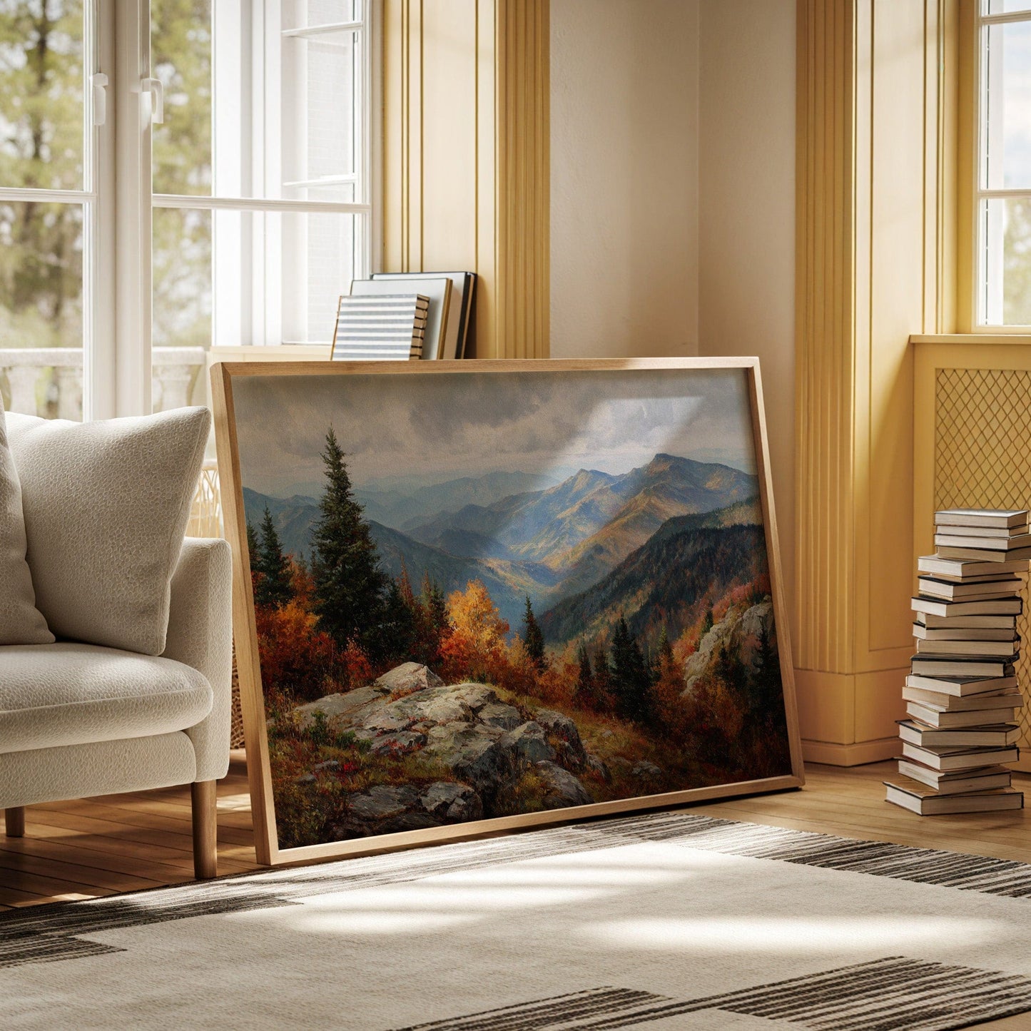 Autumn Peaks Paint Mountain Stories