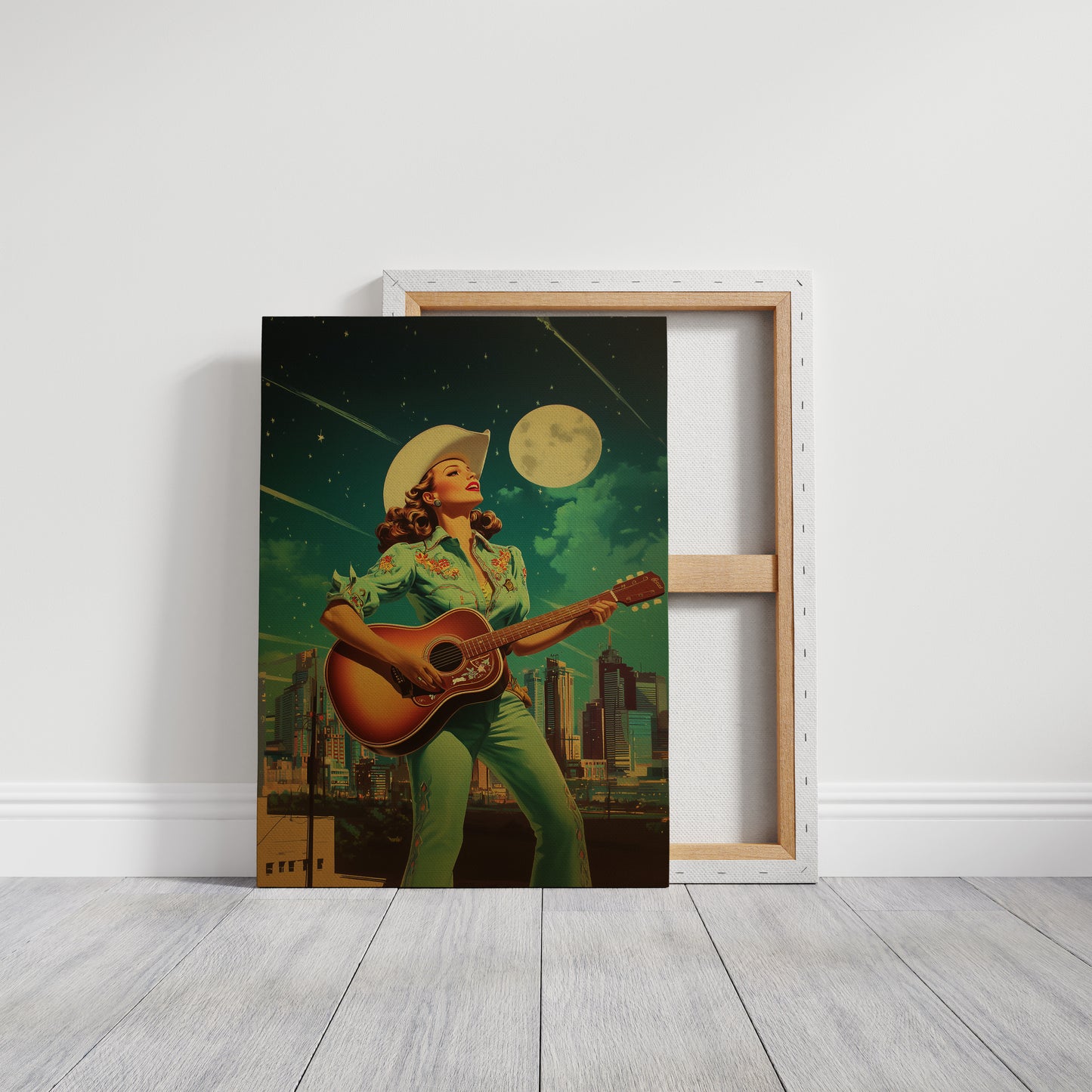 Moonlit Melodies Paint Nashville Green