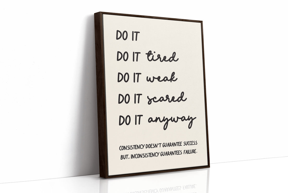 Do It Anyway: Handwritten Grit