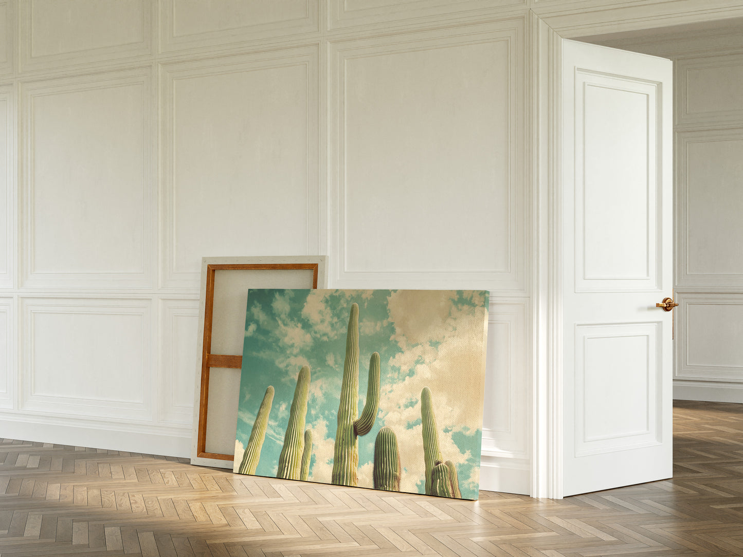 Desert Giants Under Dreamy Skies