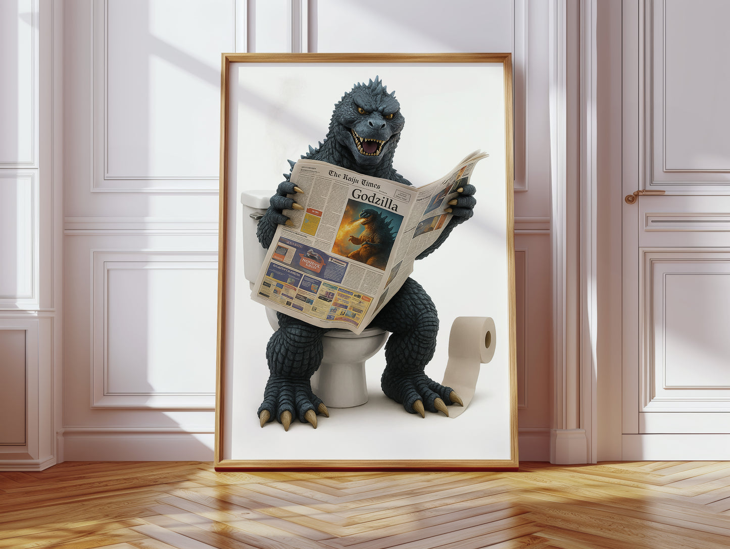 Godzilla on the Throne