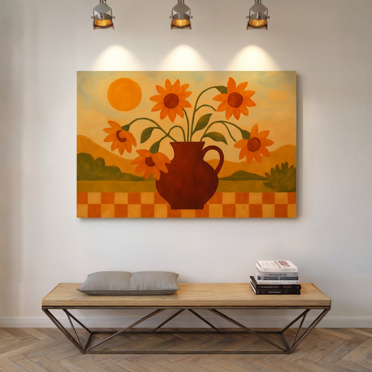 Sunflowers on a Golden Afternoon