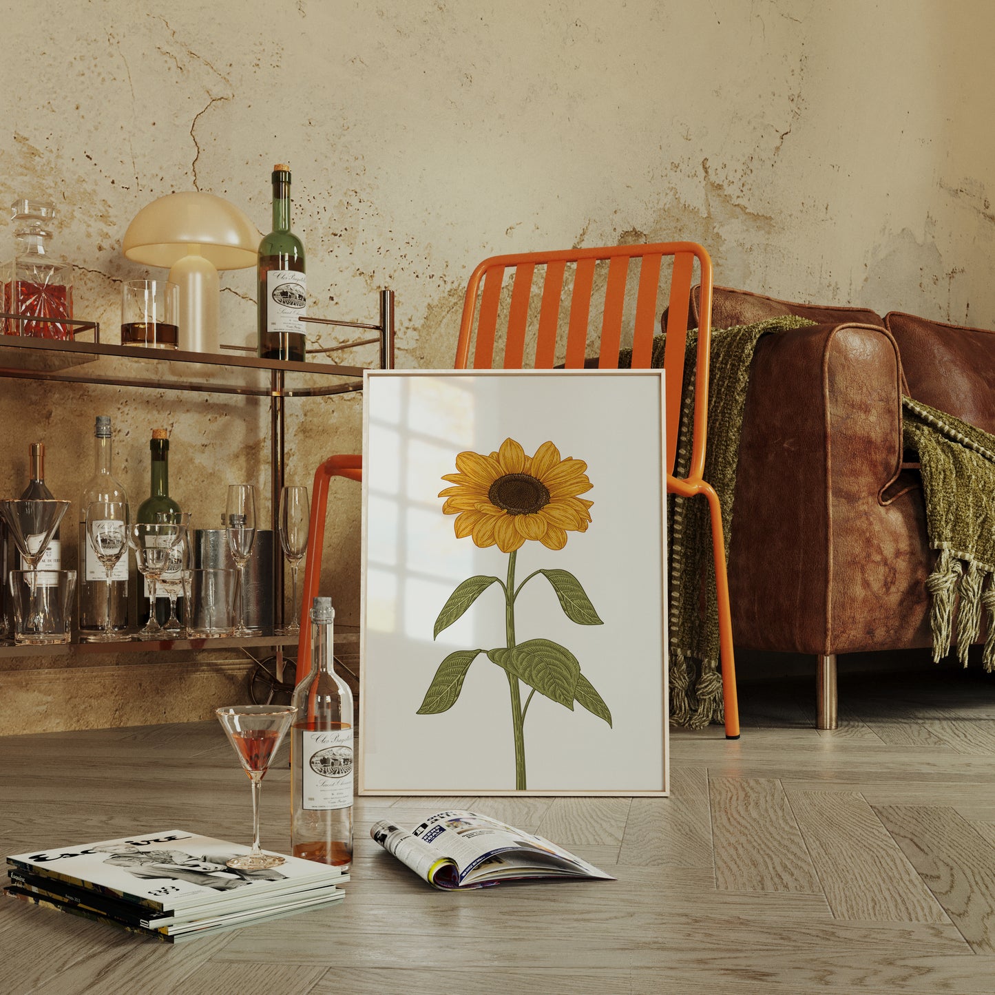 Golden Petals Follow Morning Light