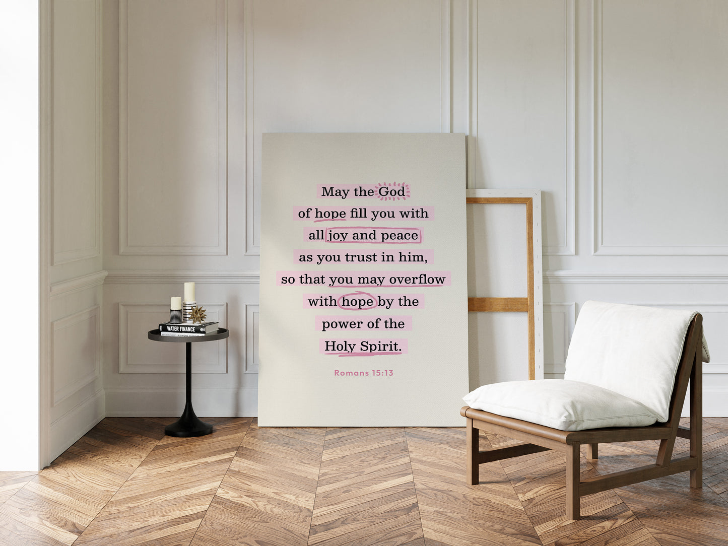 Romans 15 Hope and Peace Scripture Print