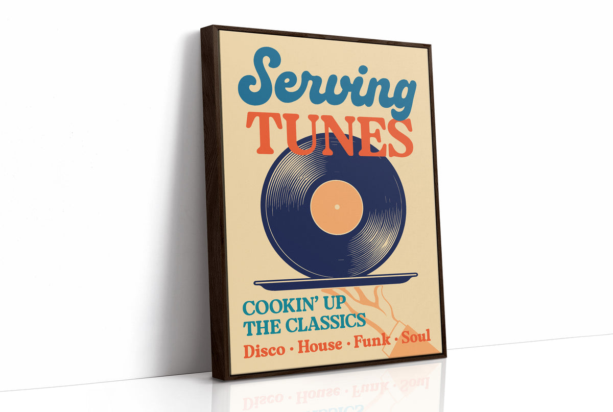Serving Tunes: Vinyl on a Platter