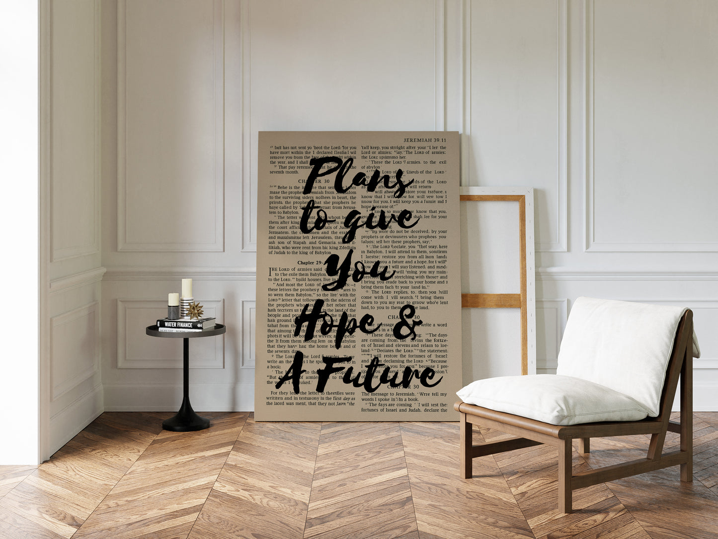 Hope and a Future Scripture Overlay Print