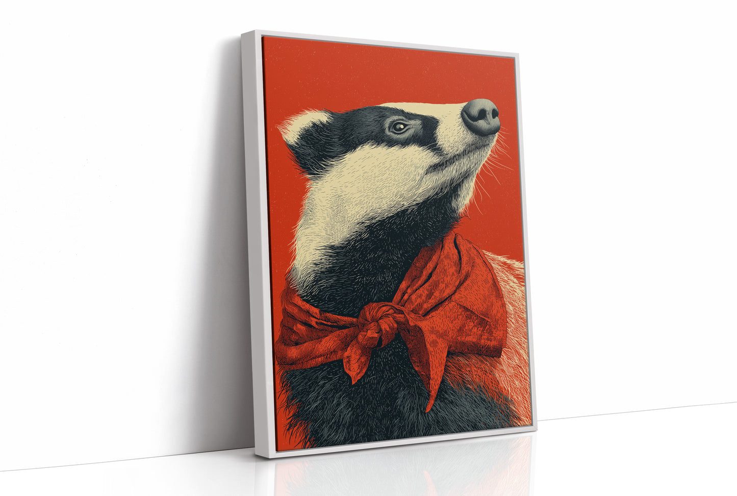 Badger in Crimson Wild