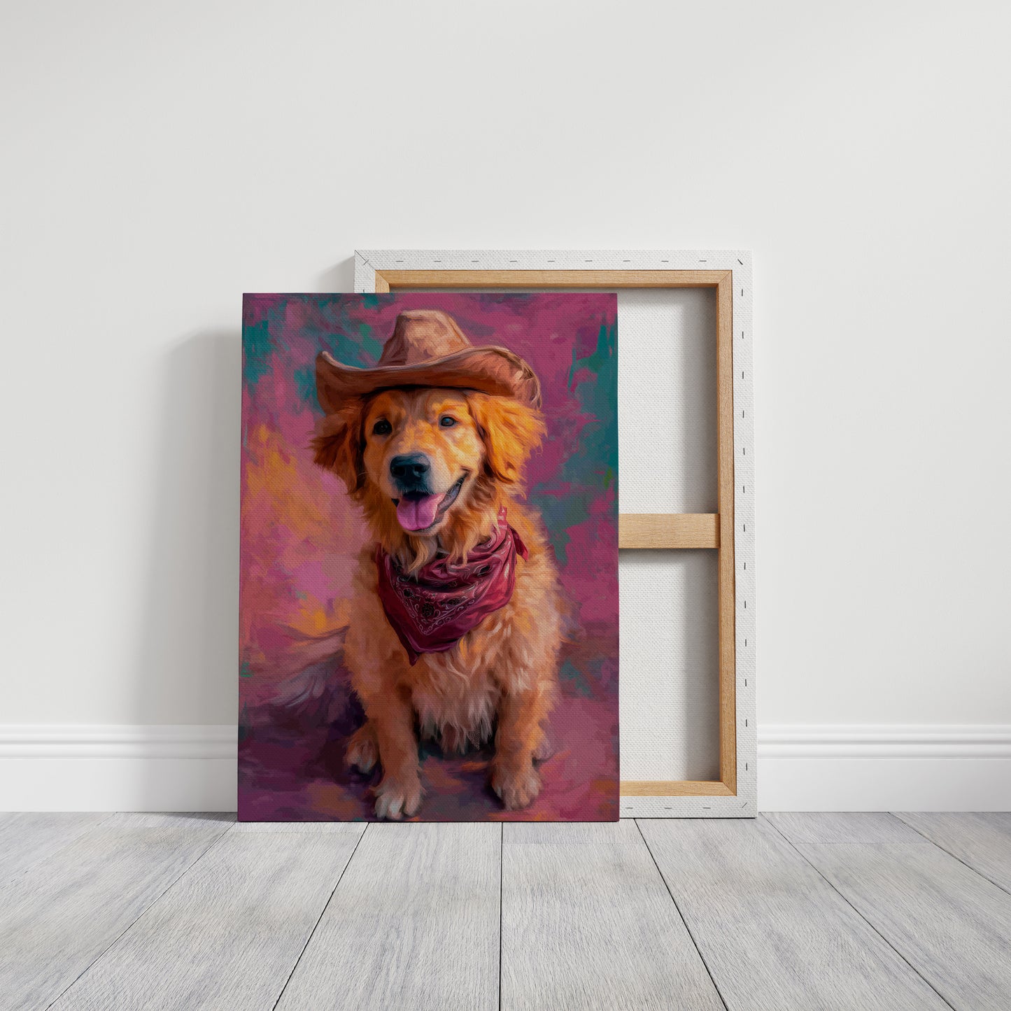 Ranch Dog Wears Sunset Colors