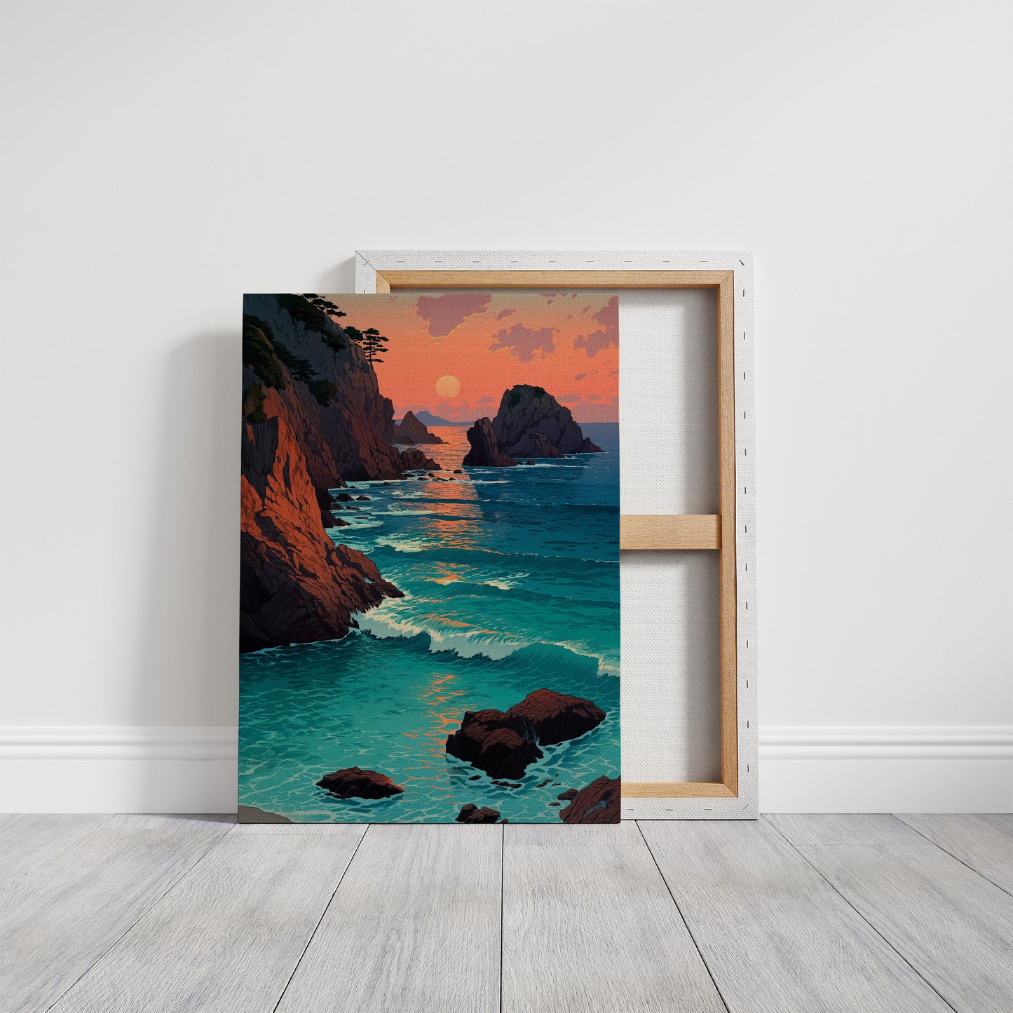 Coastal Cliffs Paint Summer's Farewell