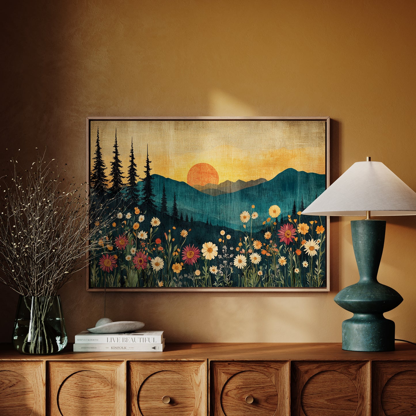 When the Wildflowers Watched the Sun Go Down