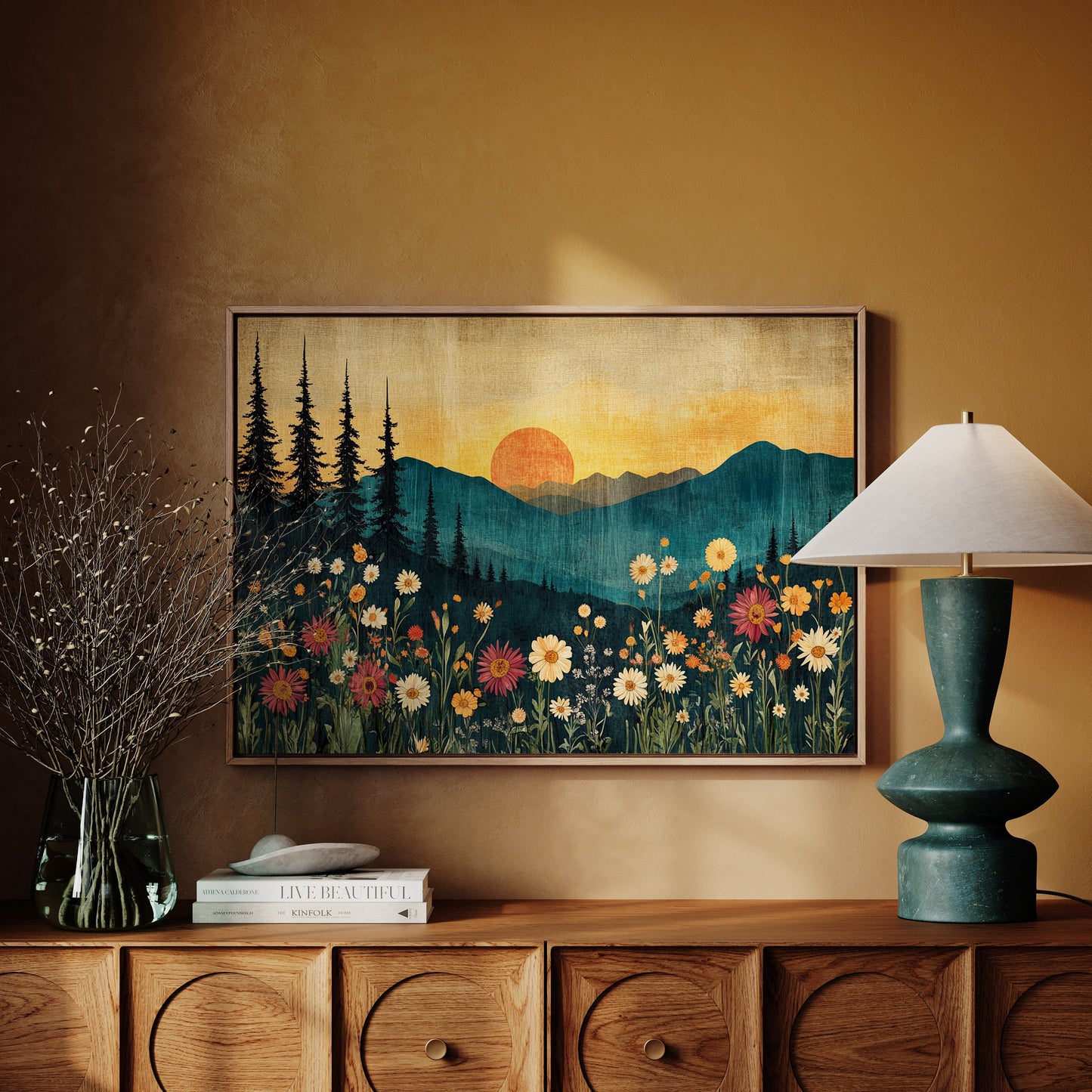 When the Wildflowers Watched the Sun Go Down