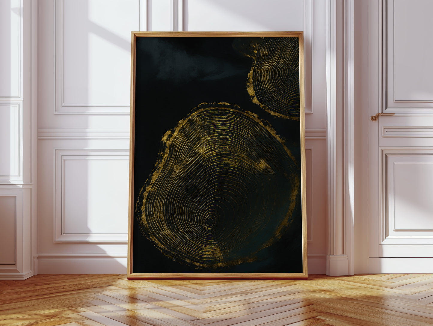 Shadow Rings in Gold