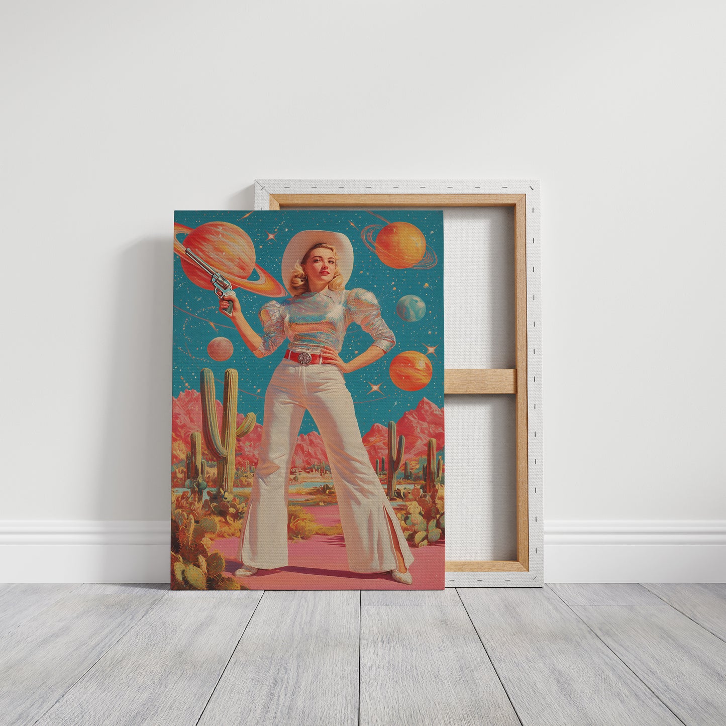 Cosmic Cacti Meet Space Cowgirl