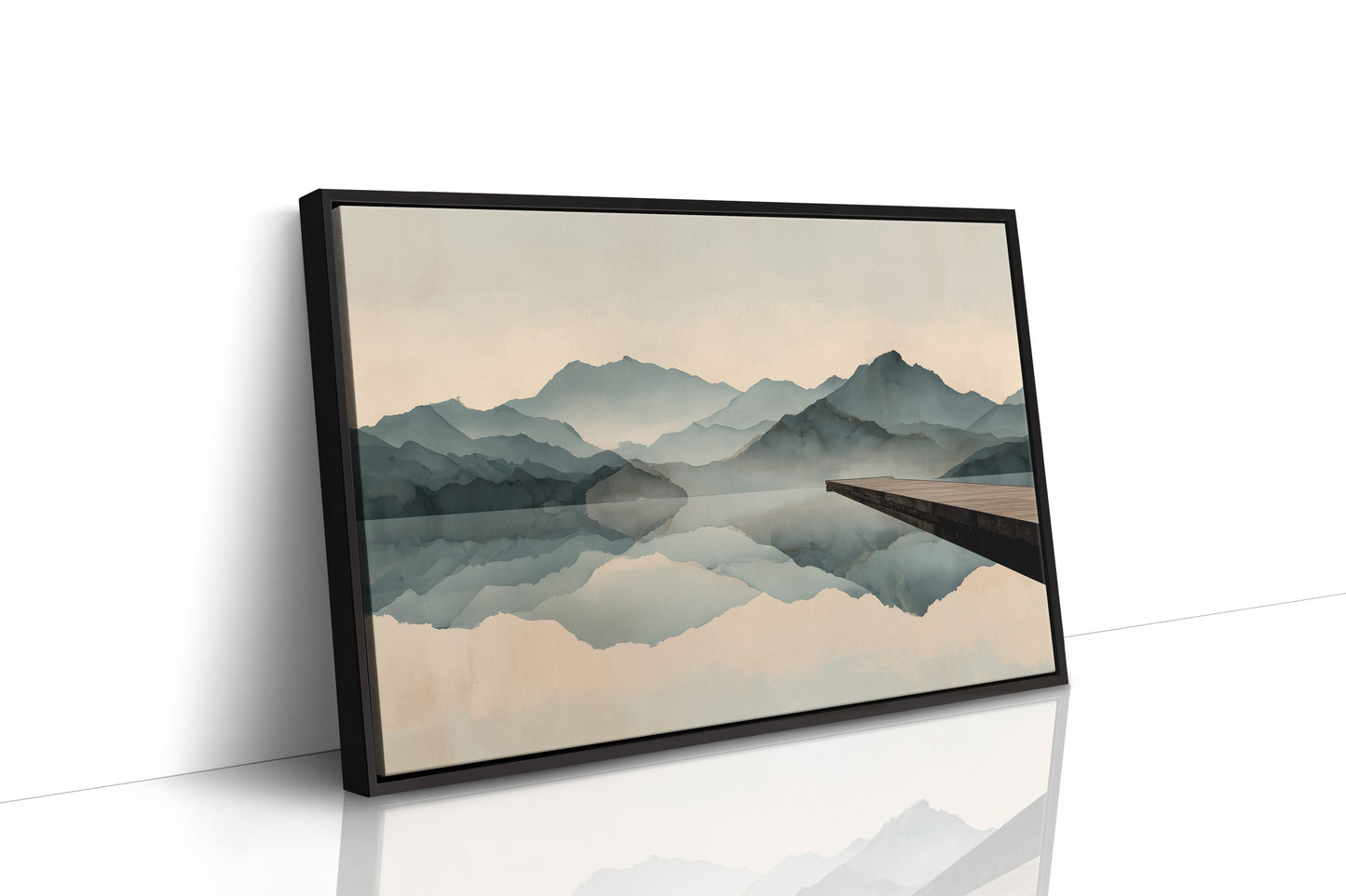 Mountain Reflections Across Still Waters
