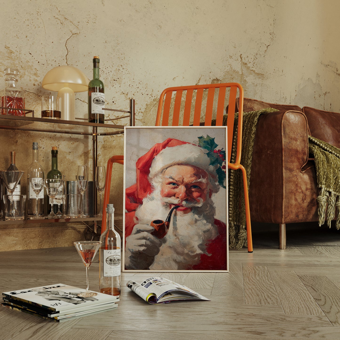 Santa's Cheerful Confectionery Whimsy