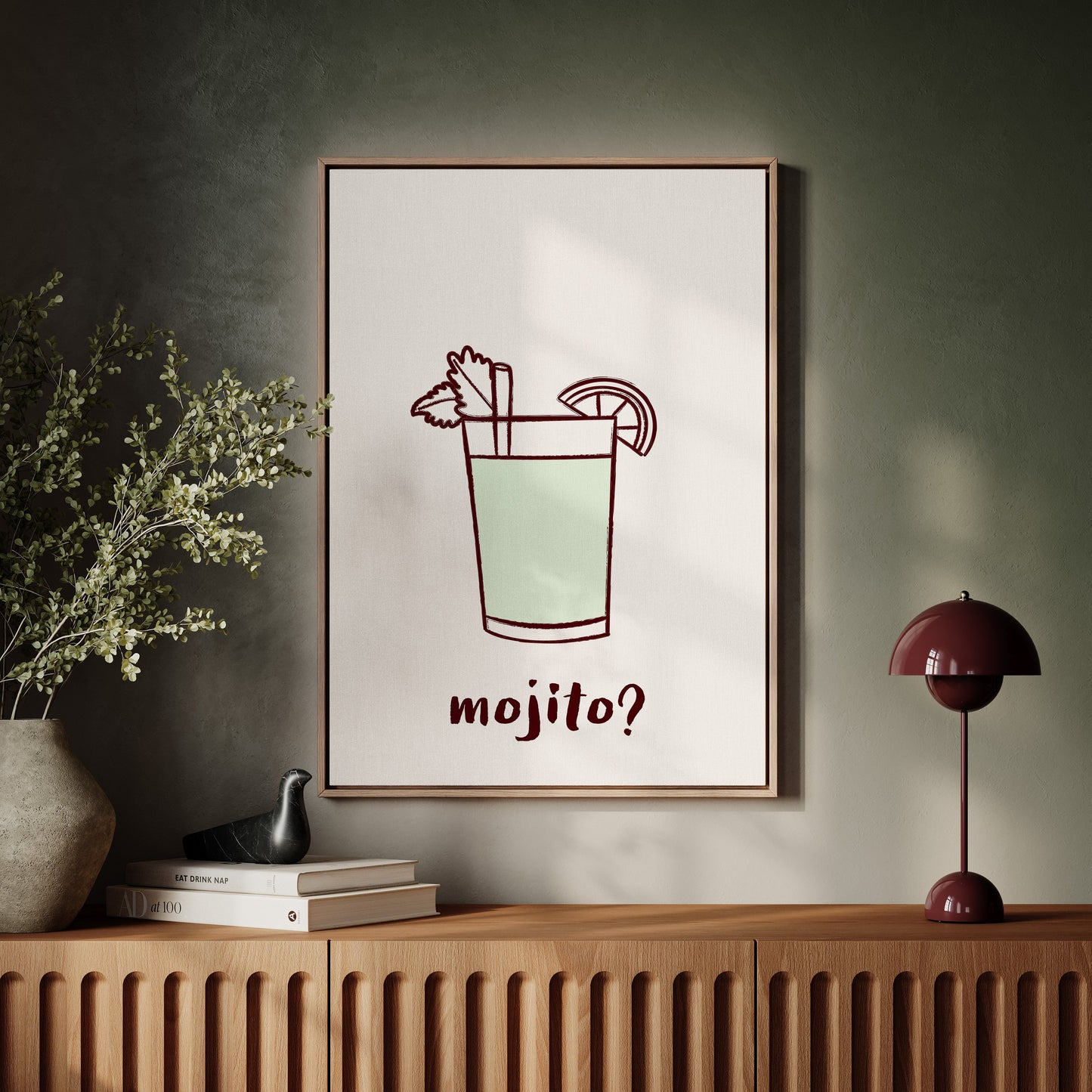 Mint Leaves Dance At Dusk