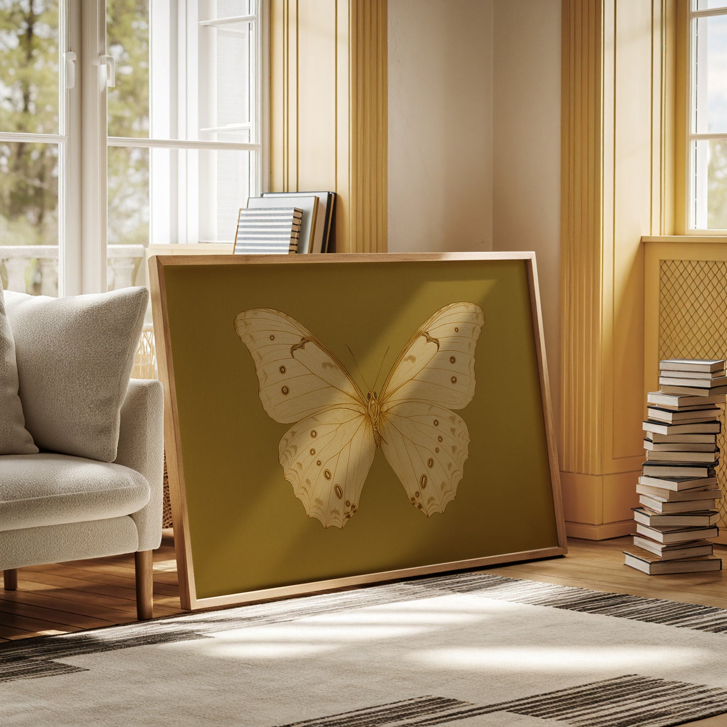 Golden Ivory Butterfly Study
