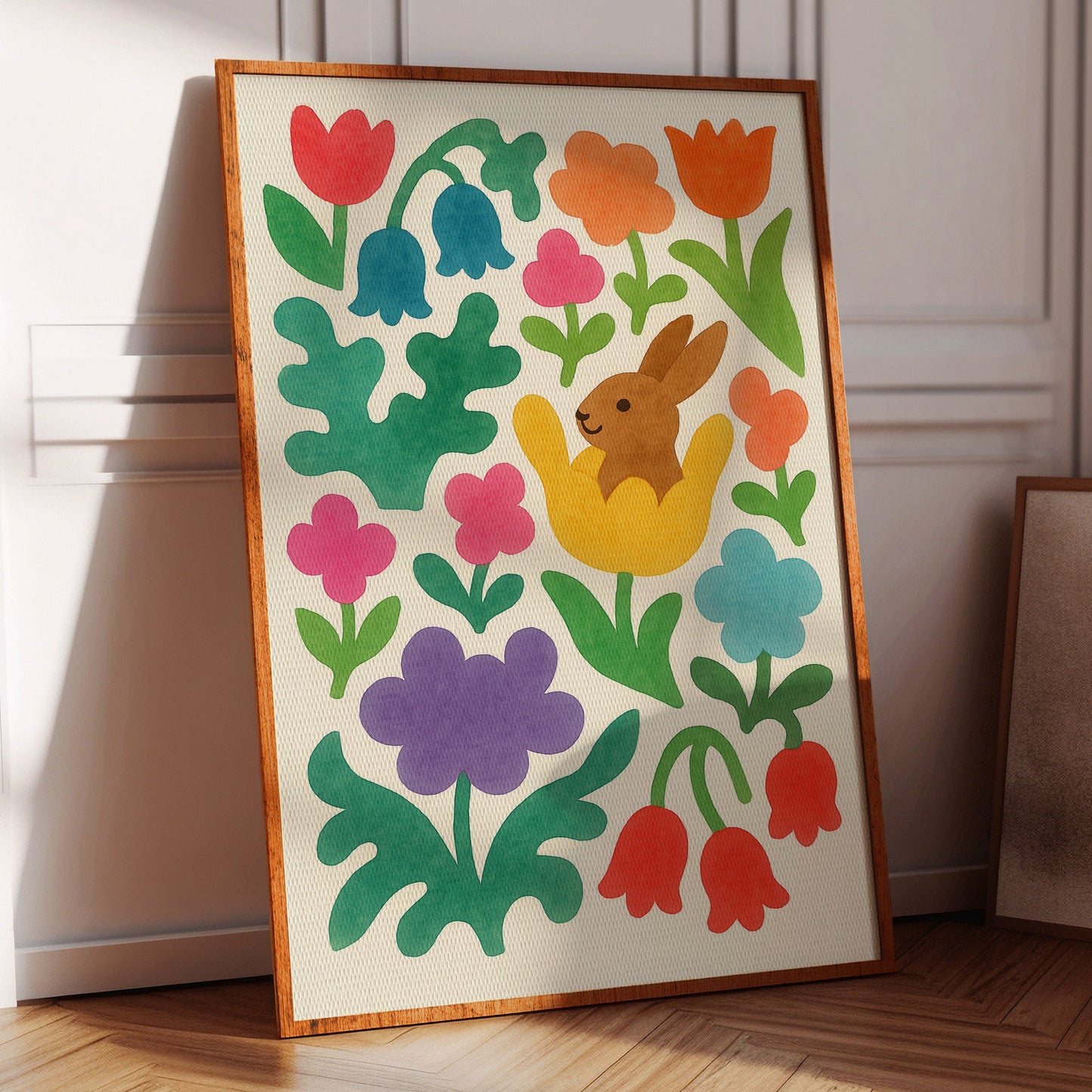 Bunny in the Bloom Garden