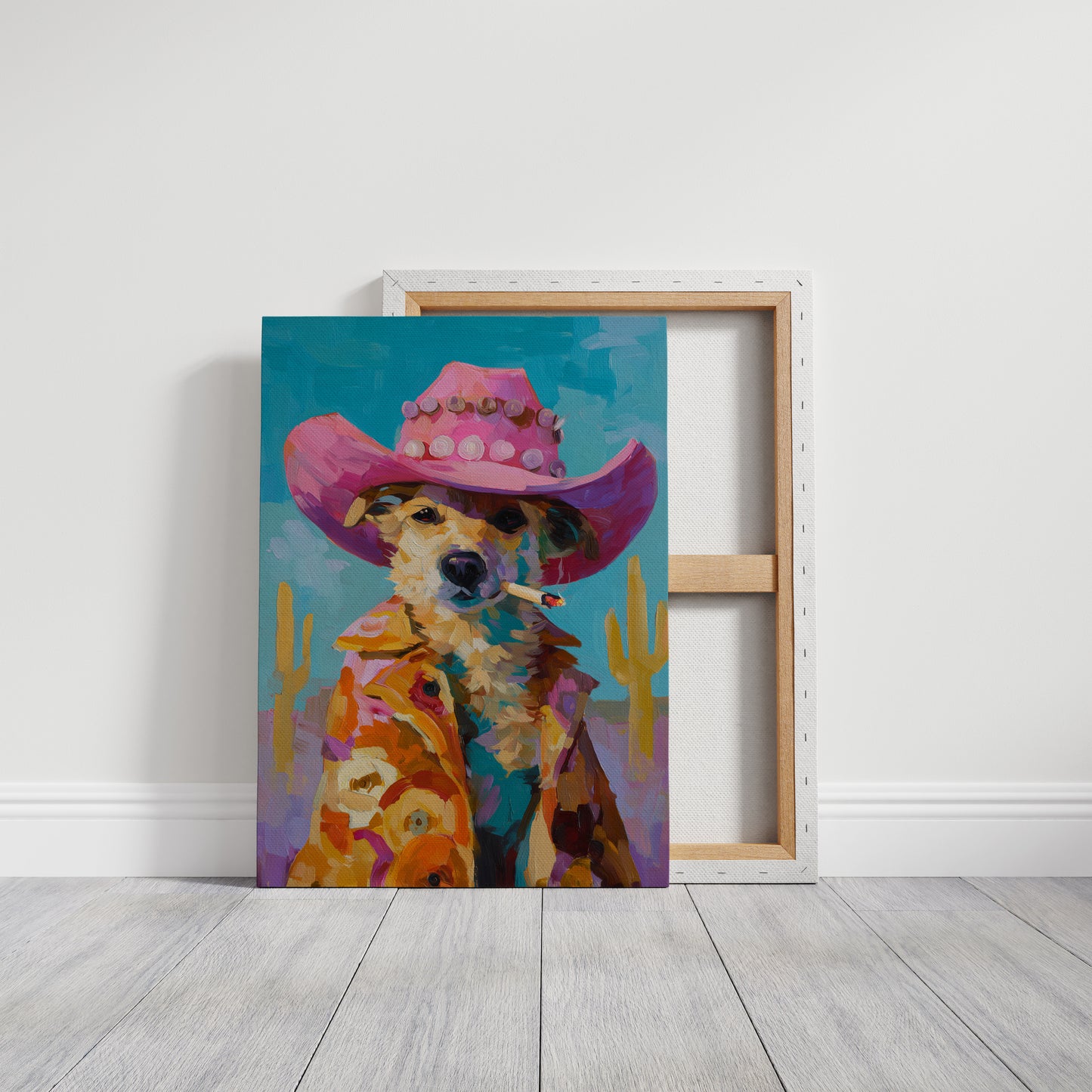 Desert Diva Wears Pink Stetson