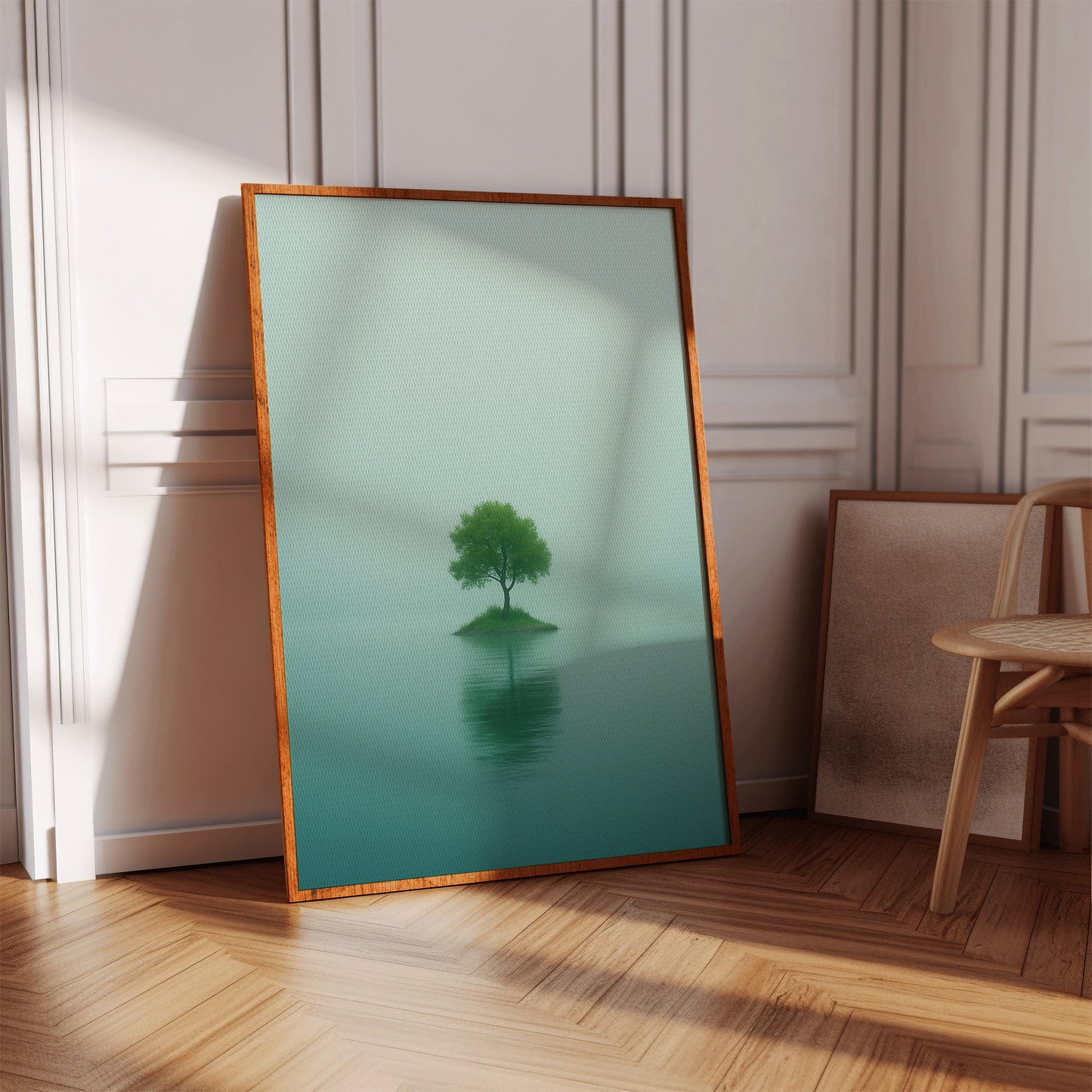 Solitary Tree in Mist