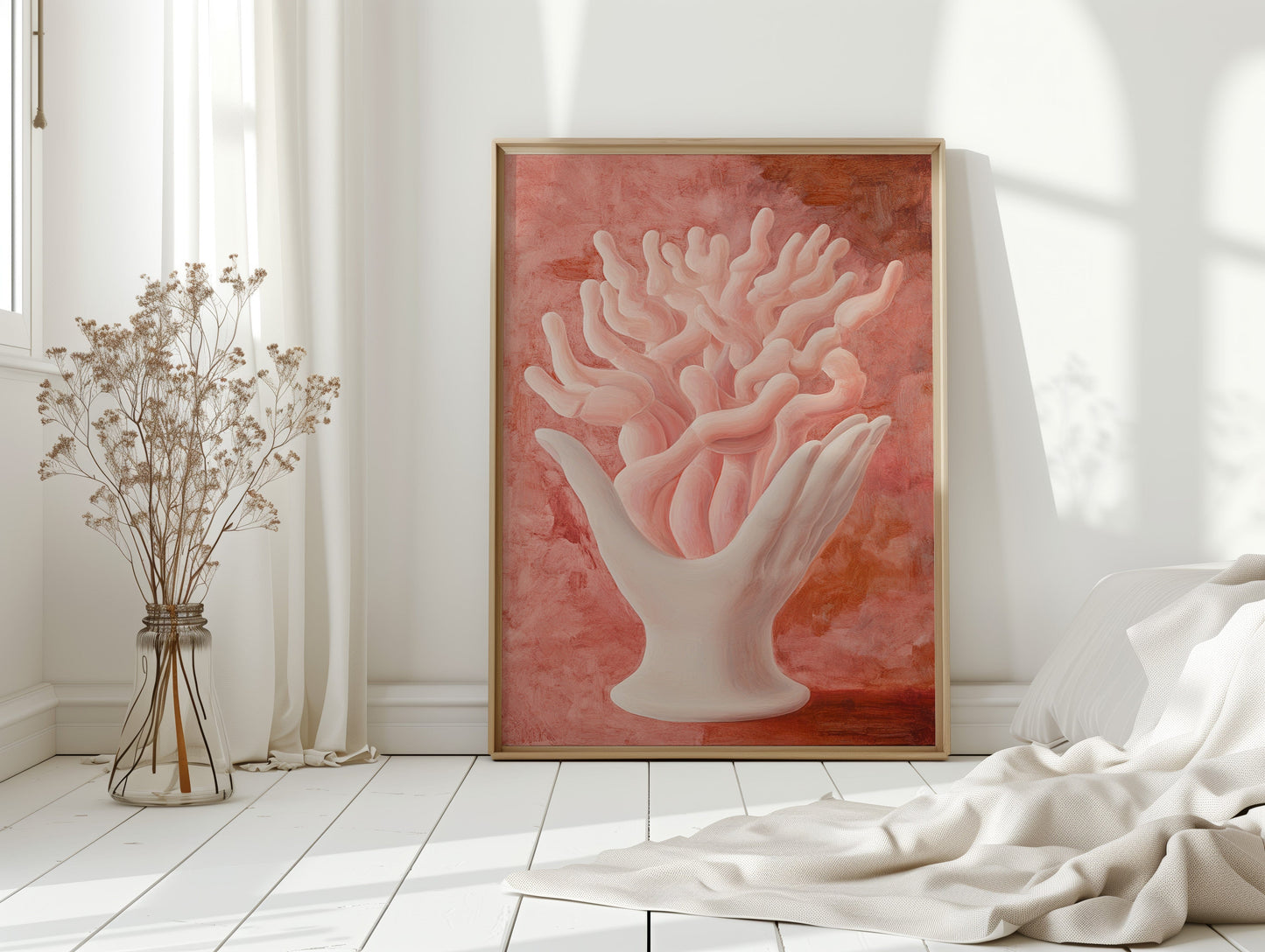Coral Dreams In Porcelain Light