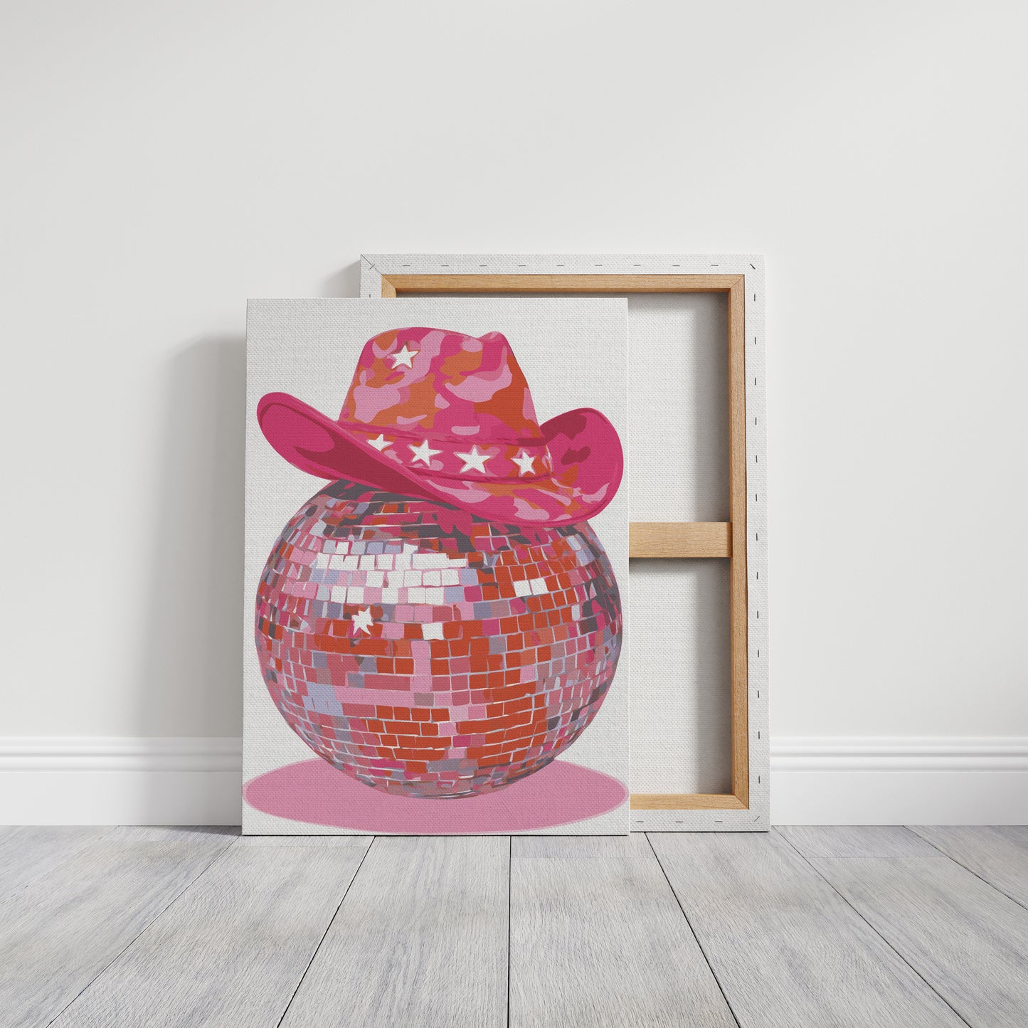 Disco Cowgirl Sparkles Pink Tonight