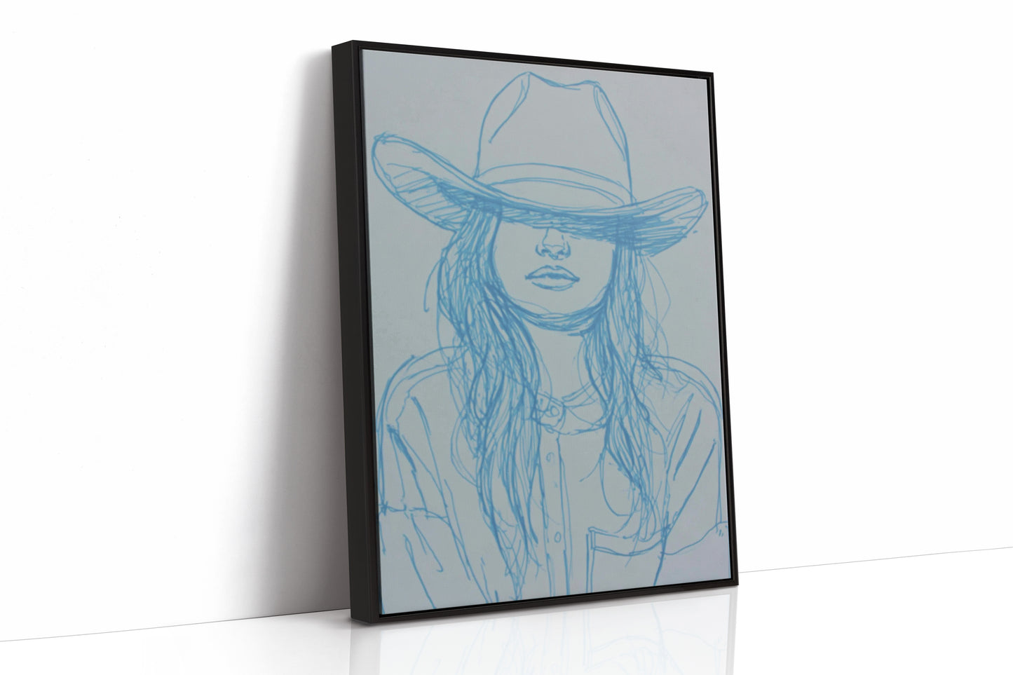 Blue Lines Paint Prairie Stories