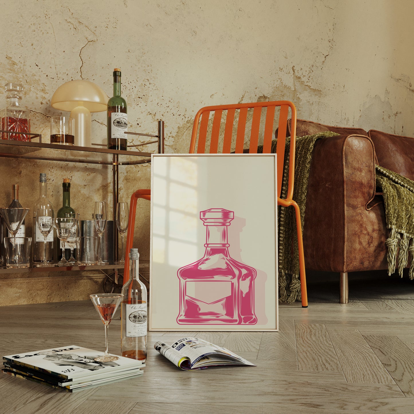 Pink Crystal Holds Midnight Stories