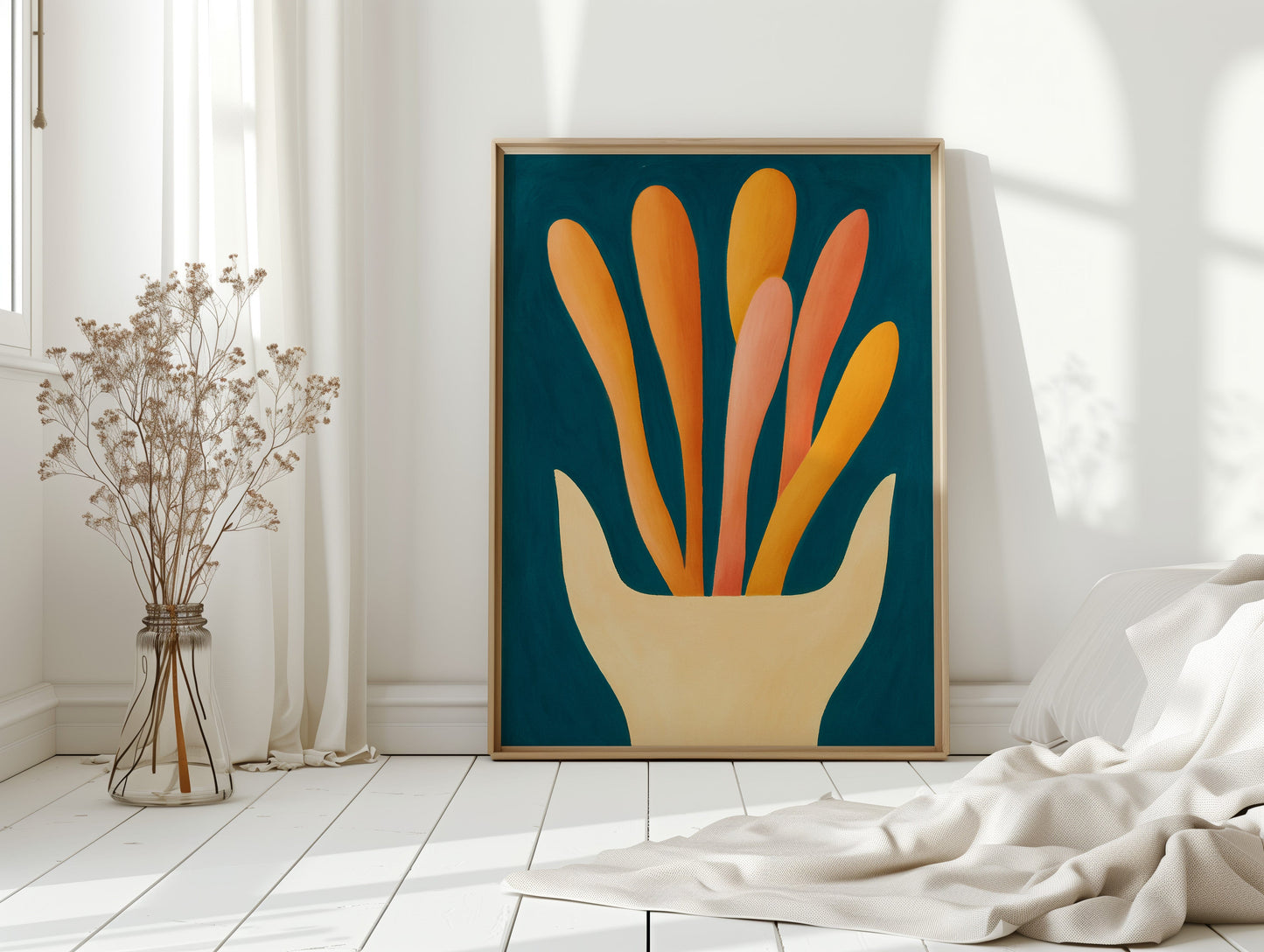 Sunlit Fingers Reach For Sky