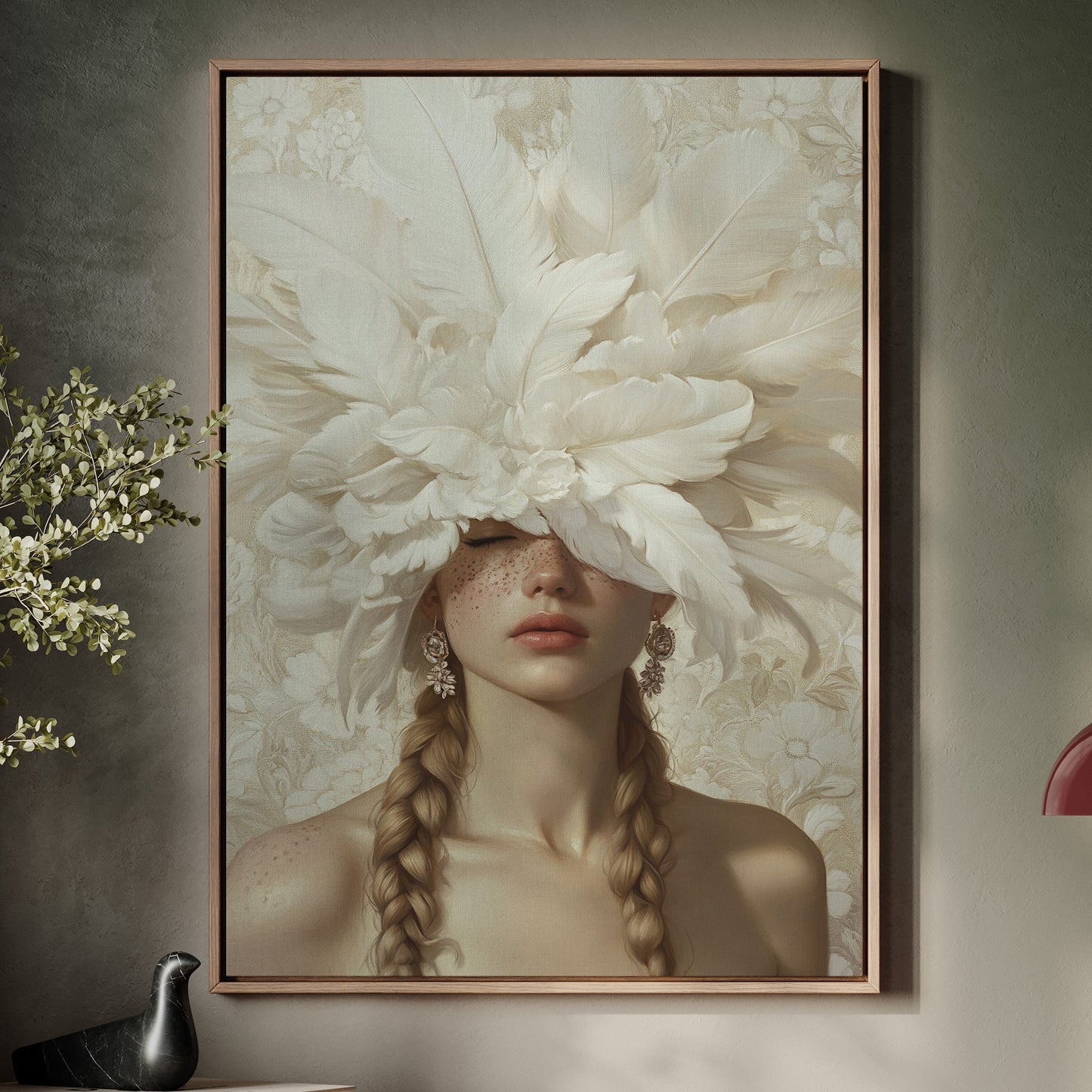 Whispers of Ivory Feathers