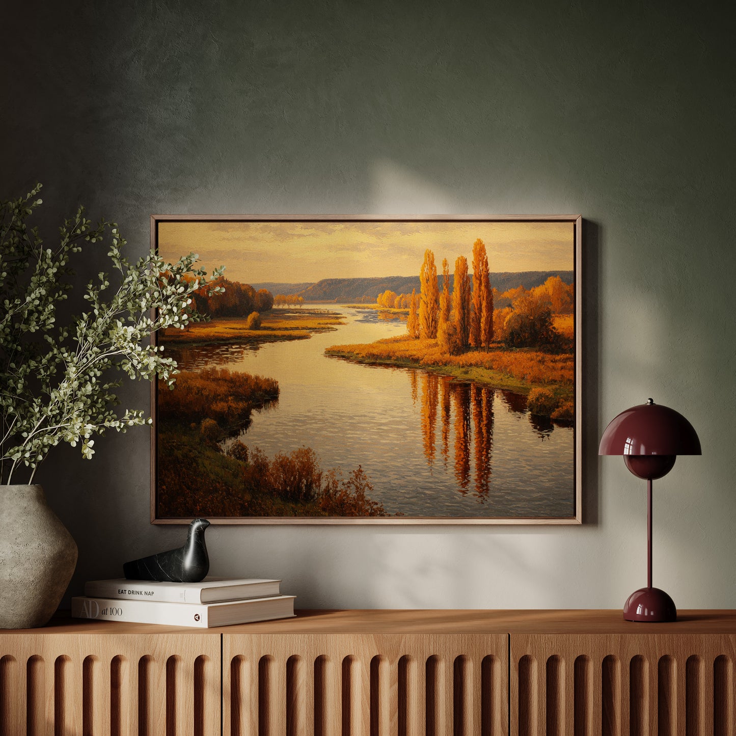Golden Reflections at Dusk