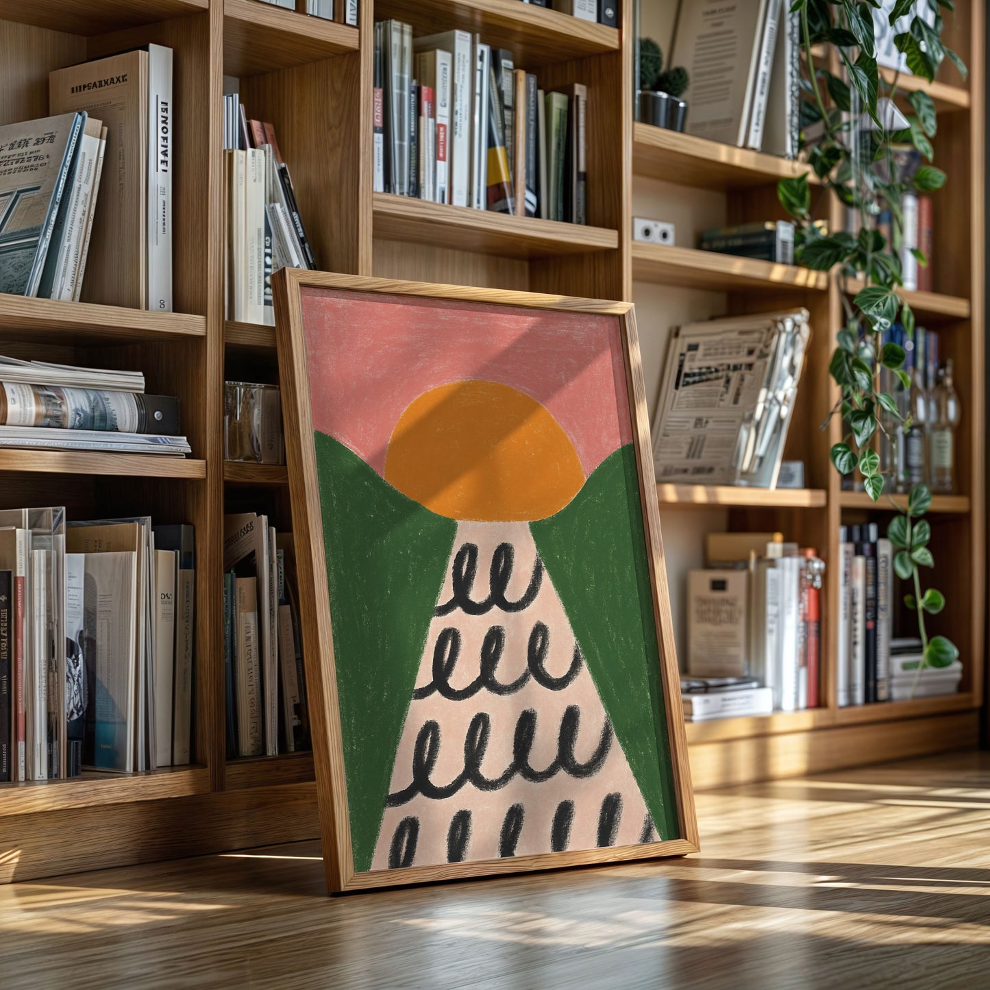 Morning Waves Roll Through Hills