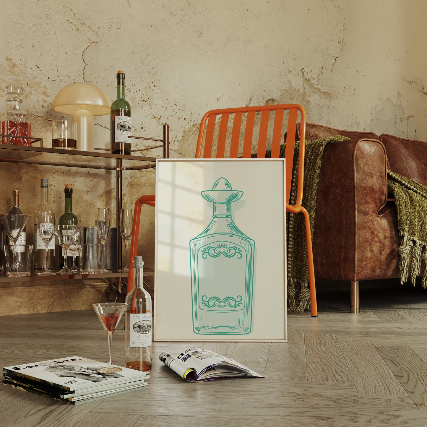Mint Stories In Crystal Glass