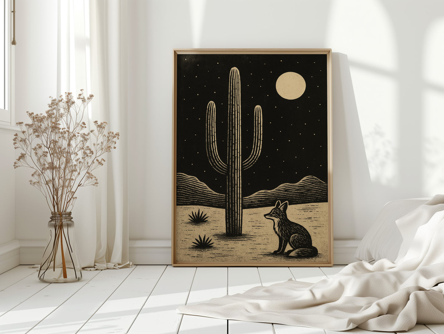 Fox and the Saguaro