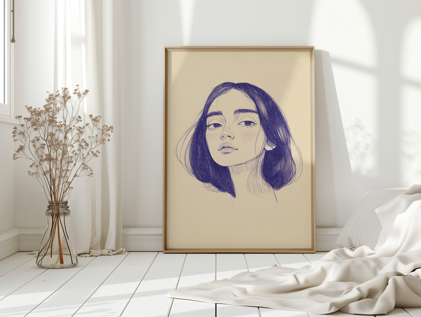 Indigo Lines Tell Silent Stories