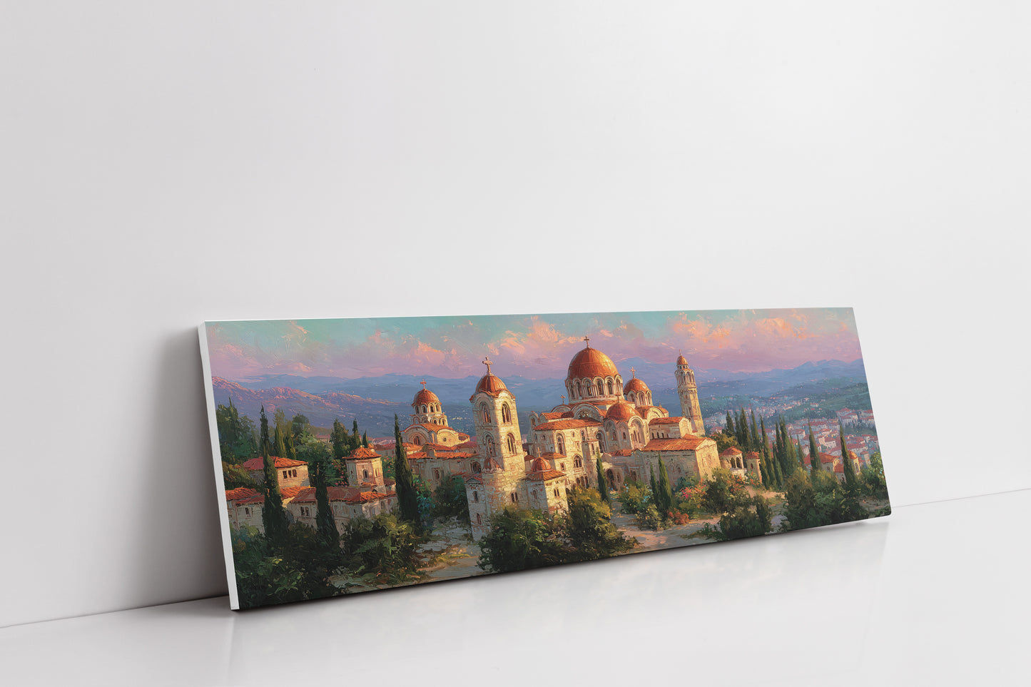 Golden Domes Above the Valley