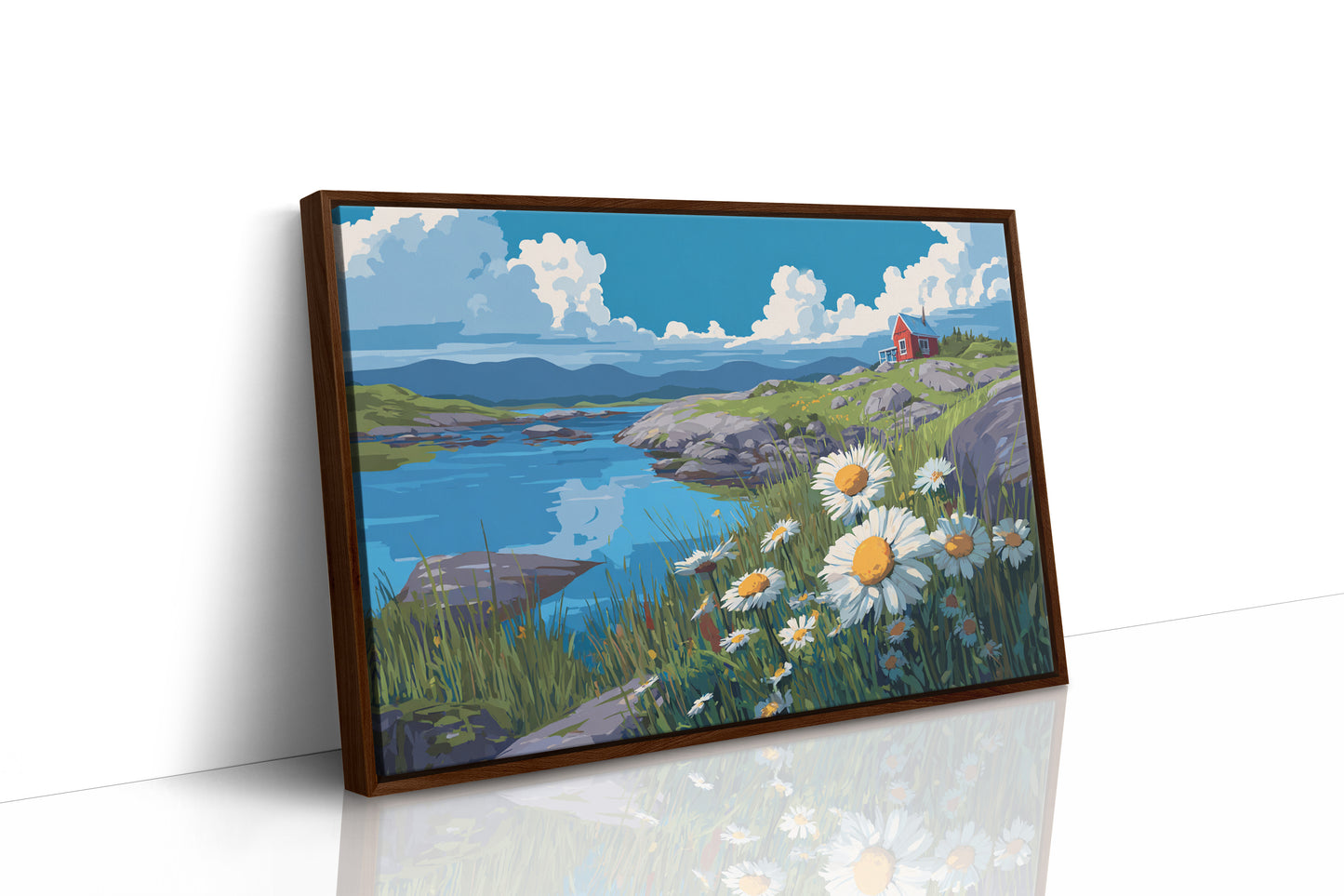 Daisies Dance Above Northern Waters