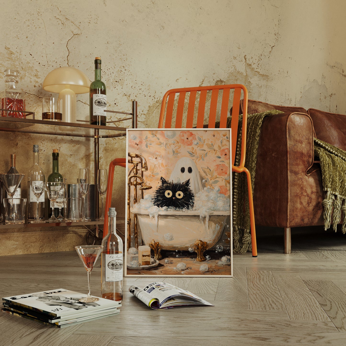 A Sudsy Reunion in the Tub