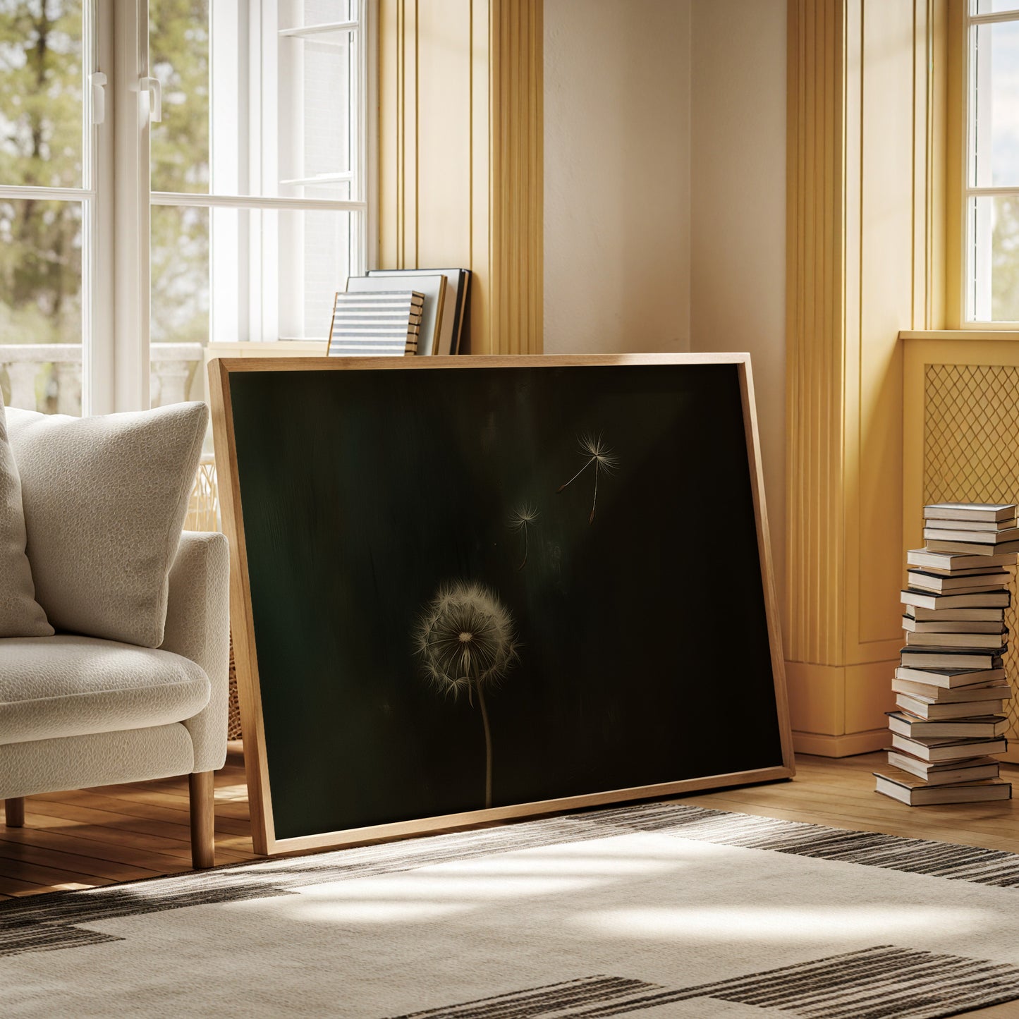 Whispers on the Wind Dandelion Print