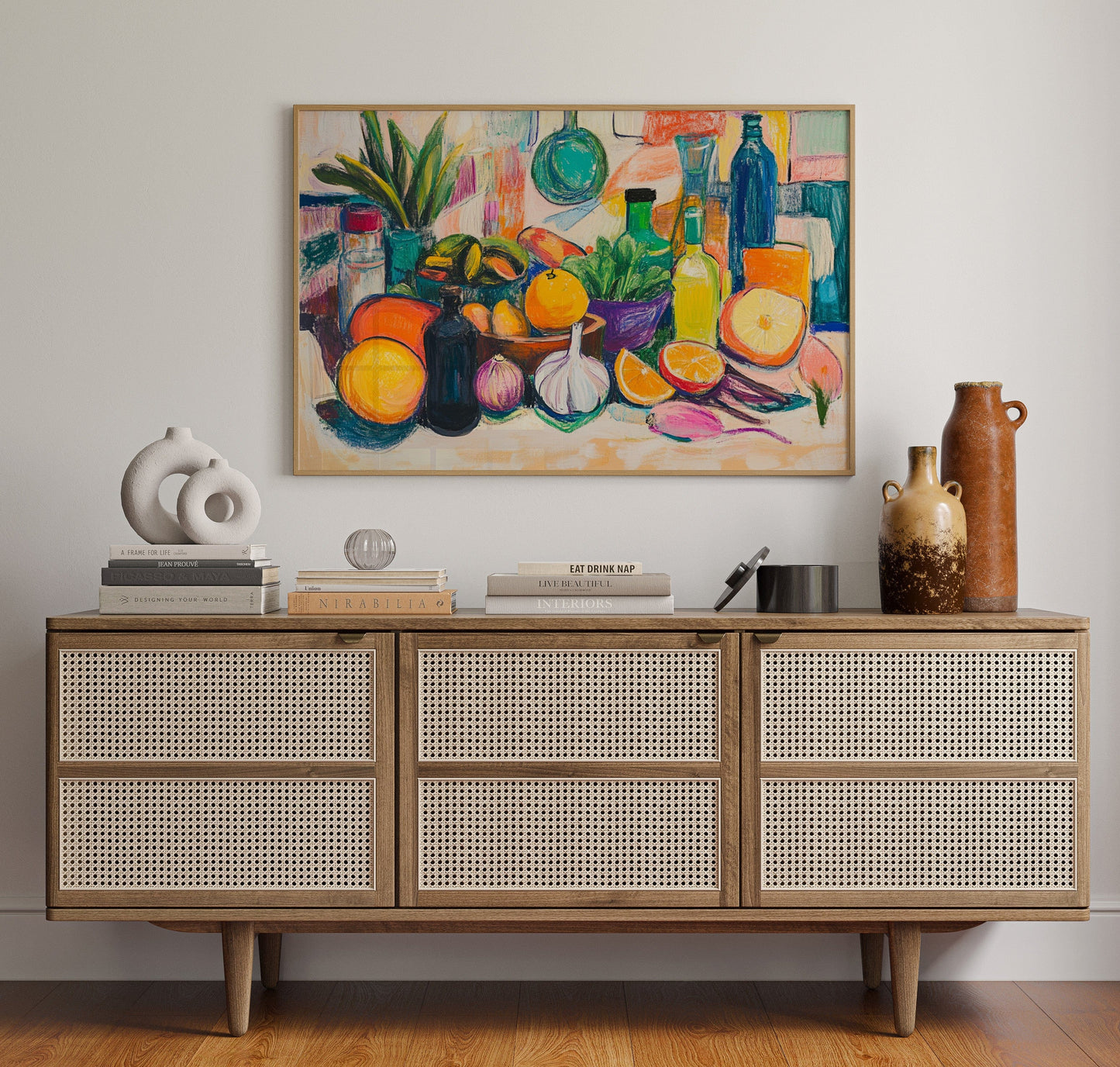 Citrus Dreams In Glass And Green