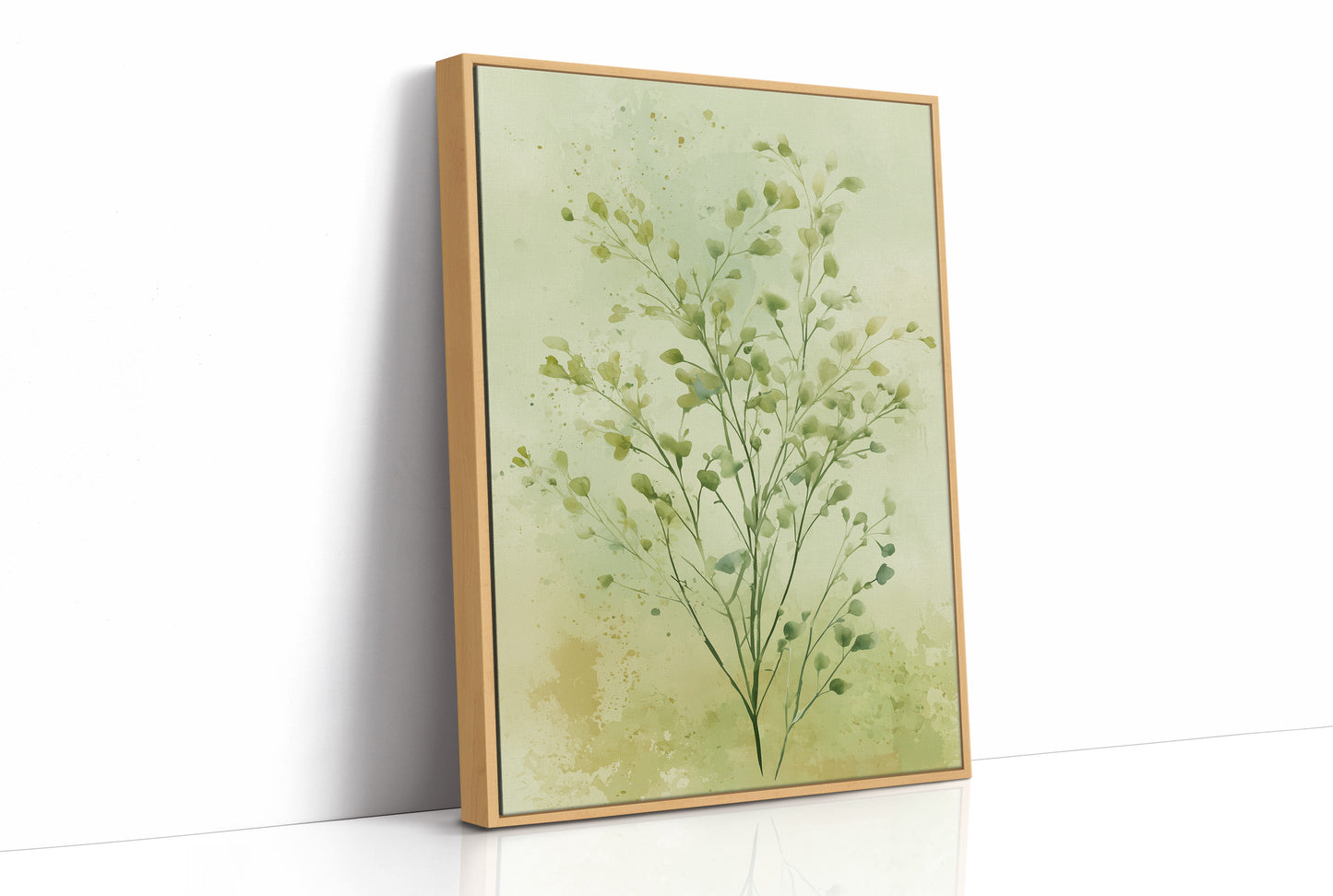 Quiet Stems in Soft Green
