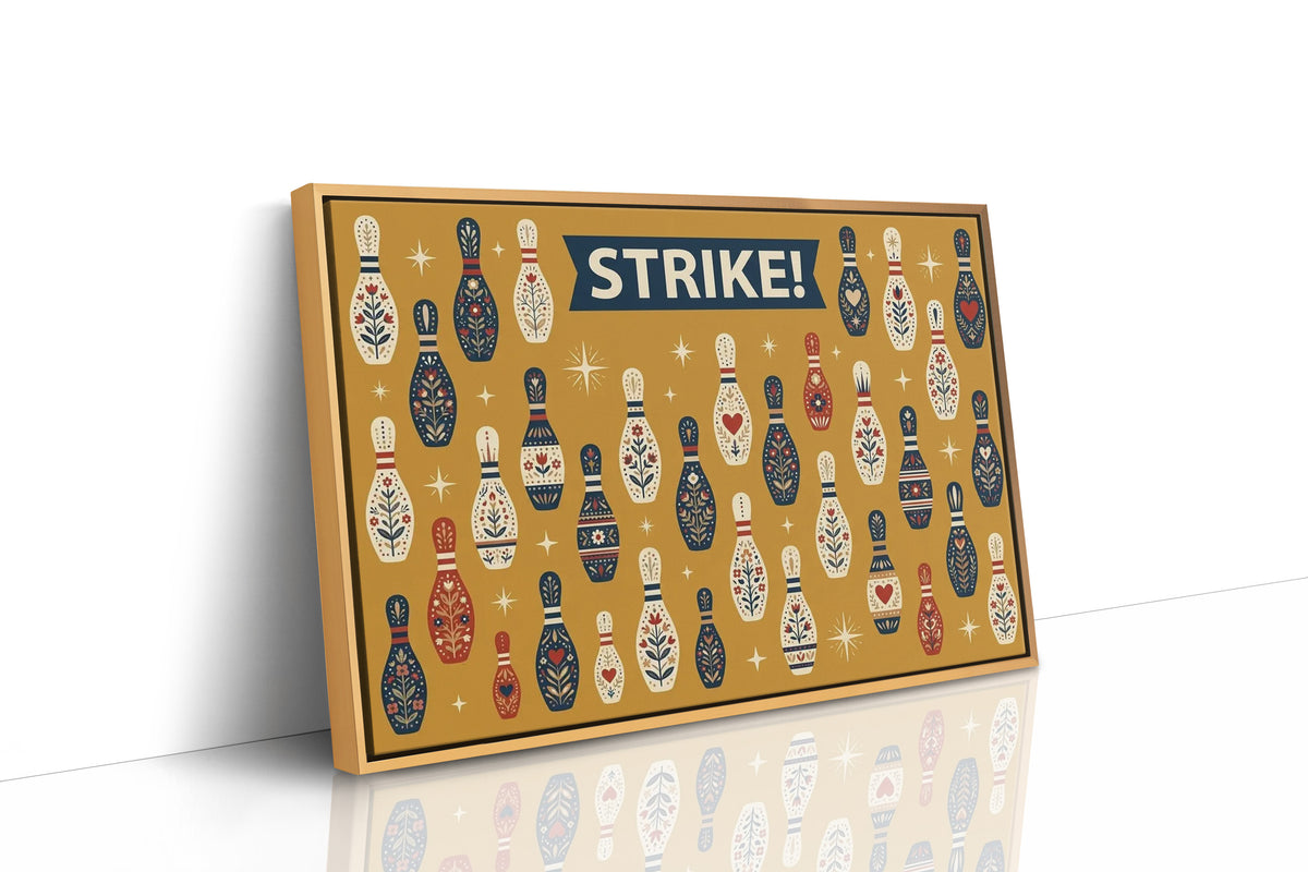 Strike! Pins and Needlepoint