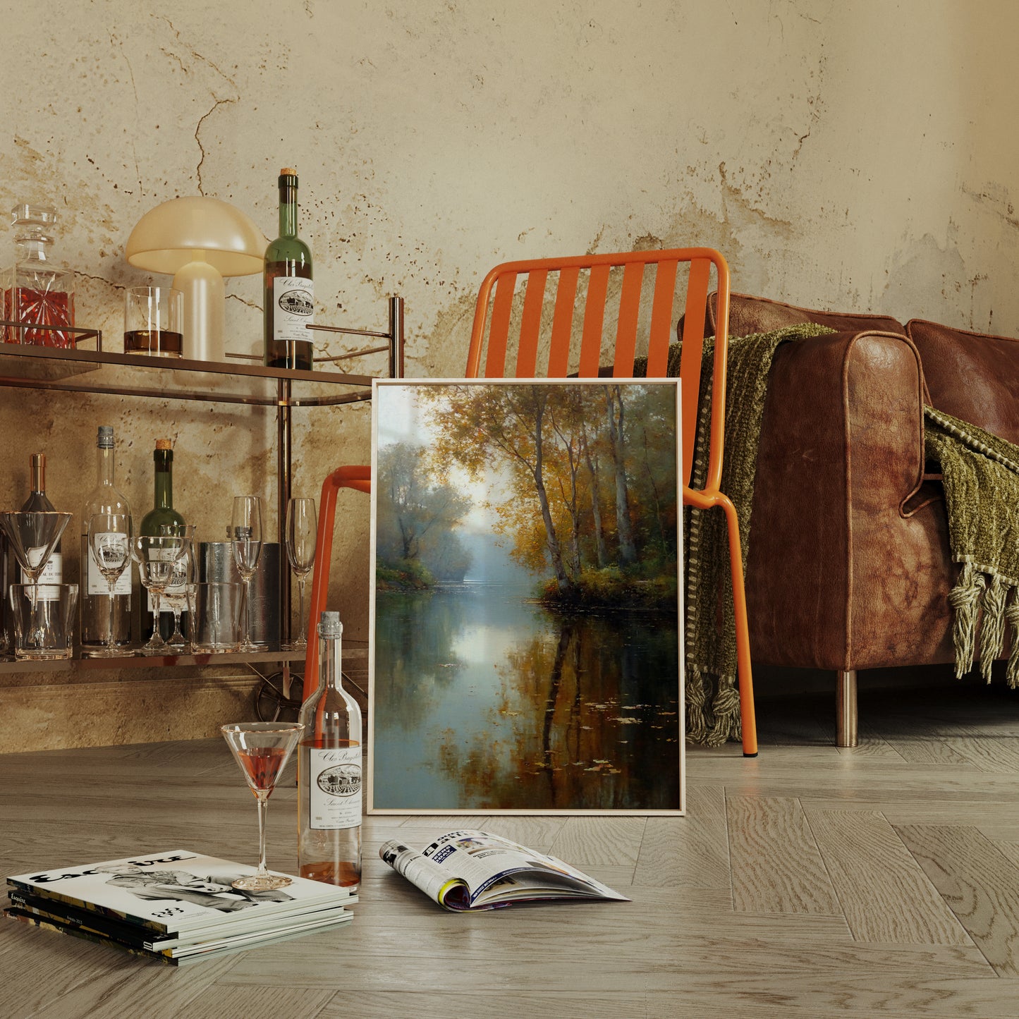 Autumn Reflections on Tranquil Waters