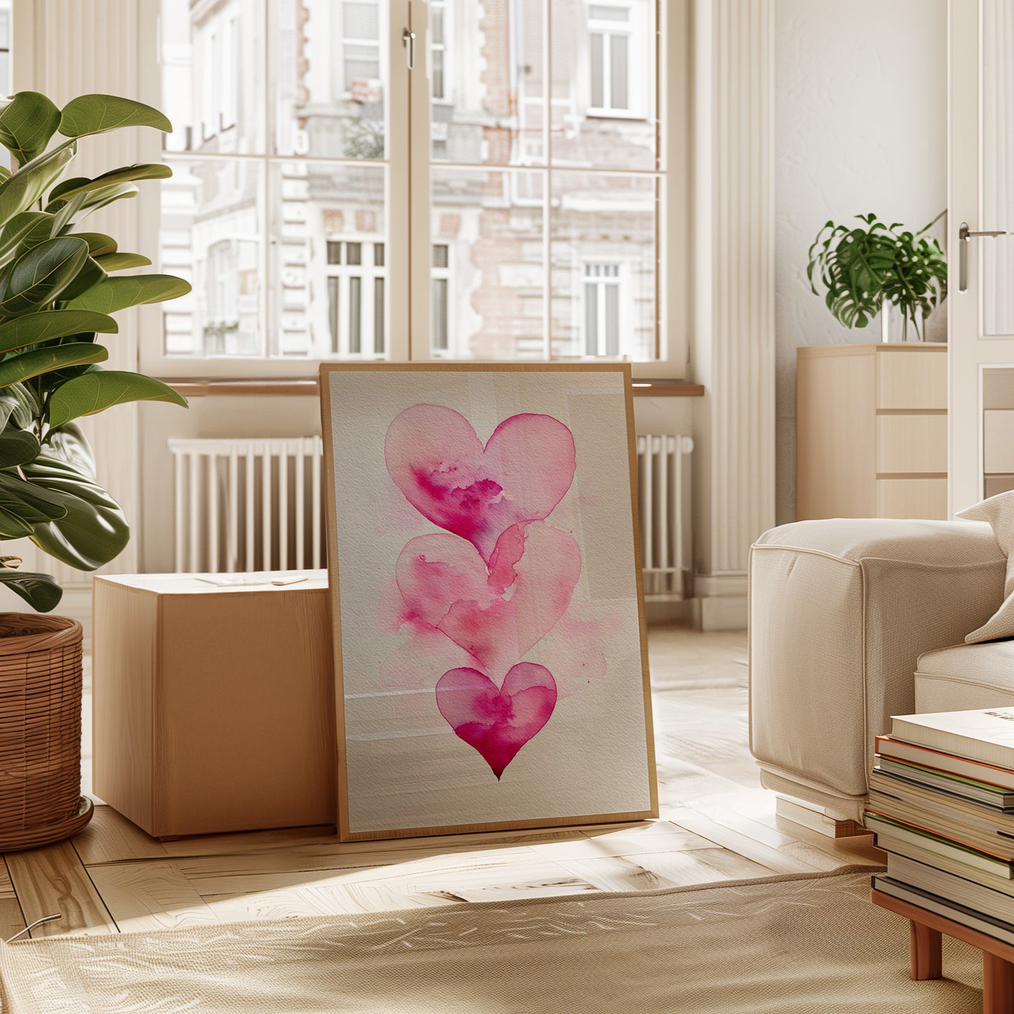 Hearts Unfold in Blush